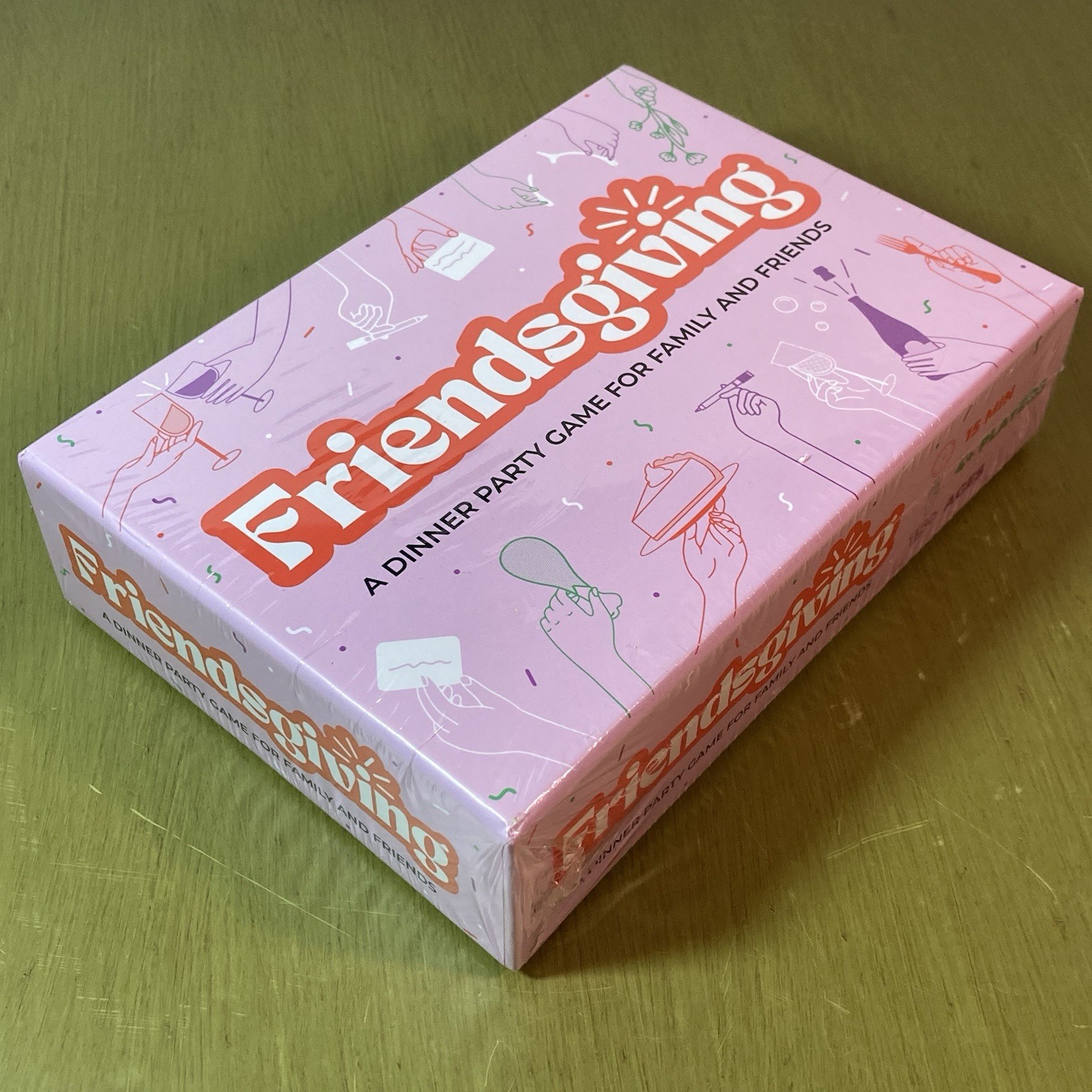 Friendsgiving Dinner Party Game for Family & Friends 4+ Players Ages 15+ Sealed