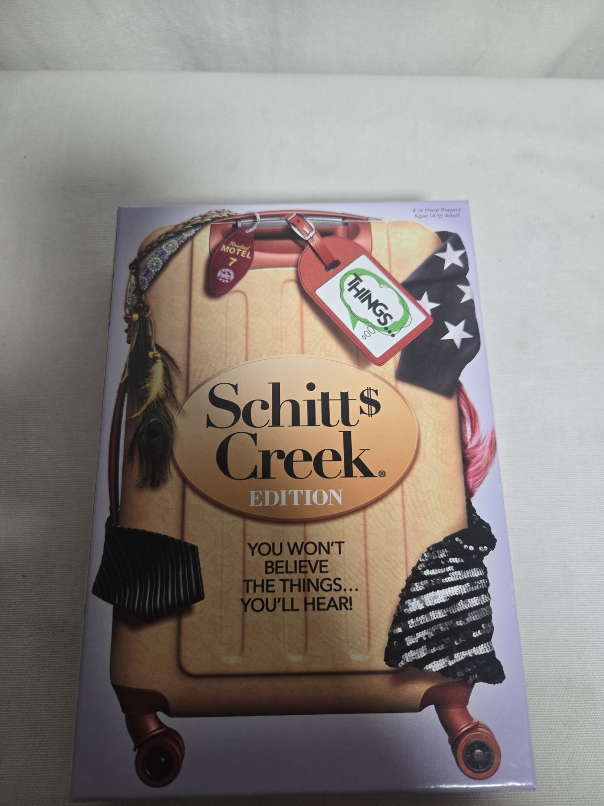 Schitt’s Creek Game -You Won’t Believe the Things You’ll Hear -New!!