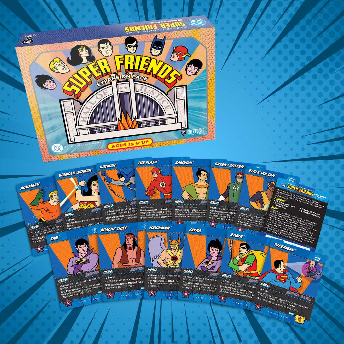 DC Deck-Building Game: Super Friends Expansion Pack (Kickstarter Exclusive)