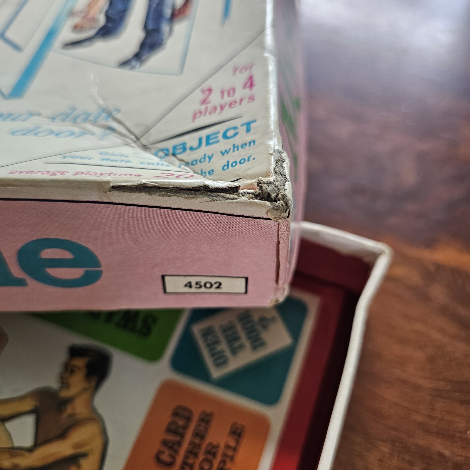 1965 MYSTERY DATE Vintage Original Version Board Game MILTON BRADLEY USA