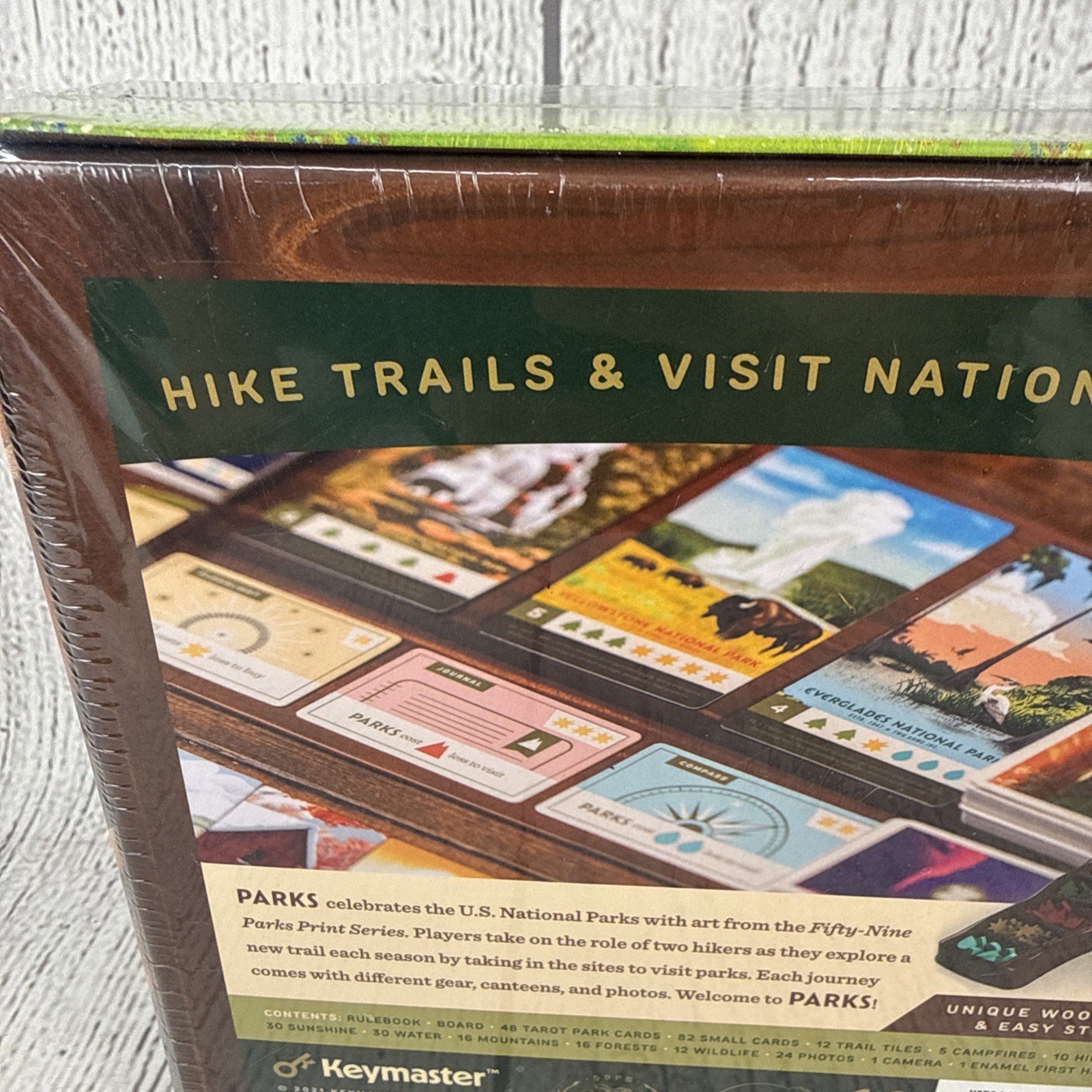 Keymaster Games 59 National Parks Board Game New Sealed KYM0501 First Edition
