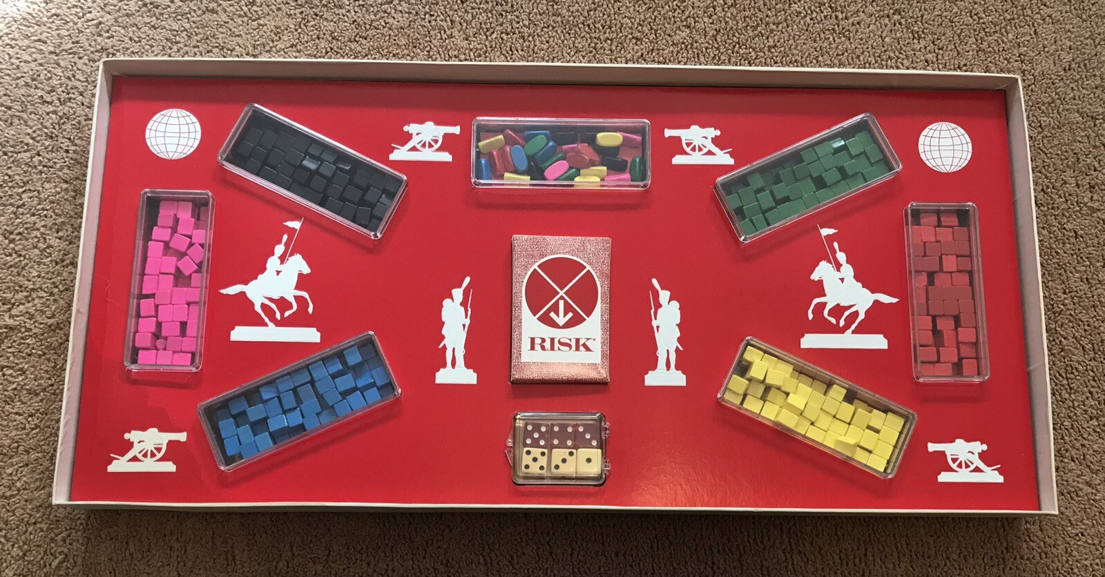 Vintage Classic Parker Brothers 1968 Risk Continental Board Game Original