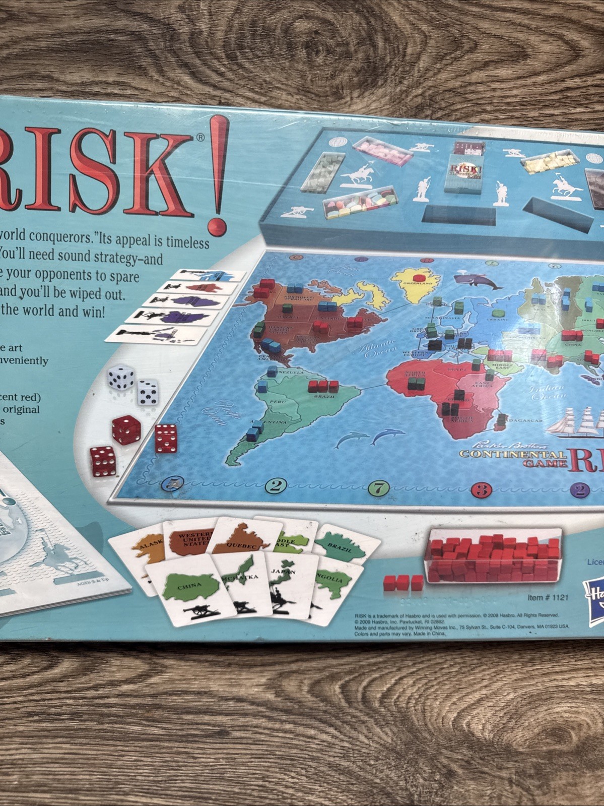 Parker Brothers Continental Game Risk 1959 First Edition Reproduction Sealed