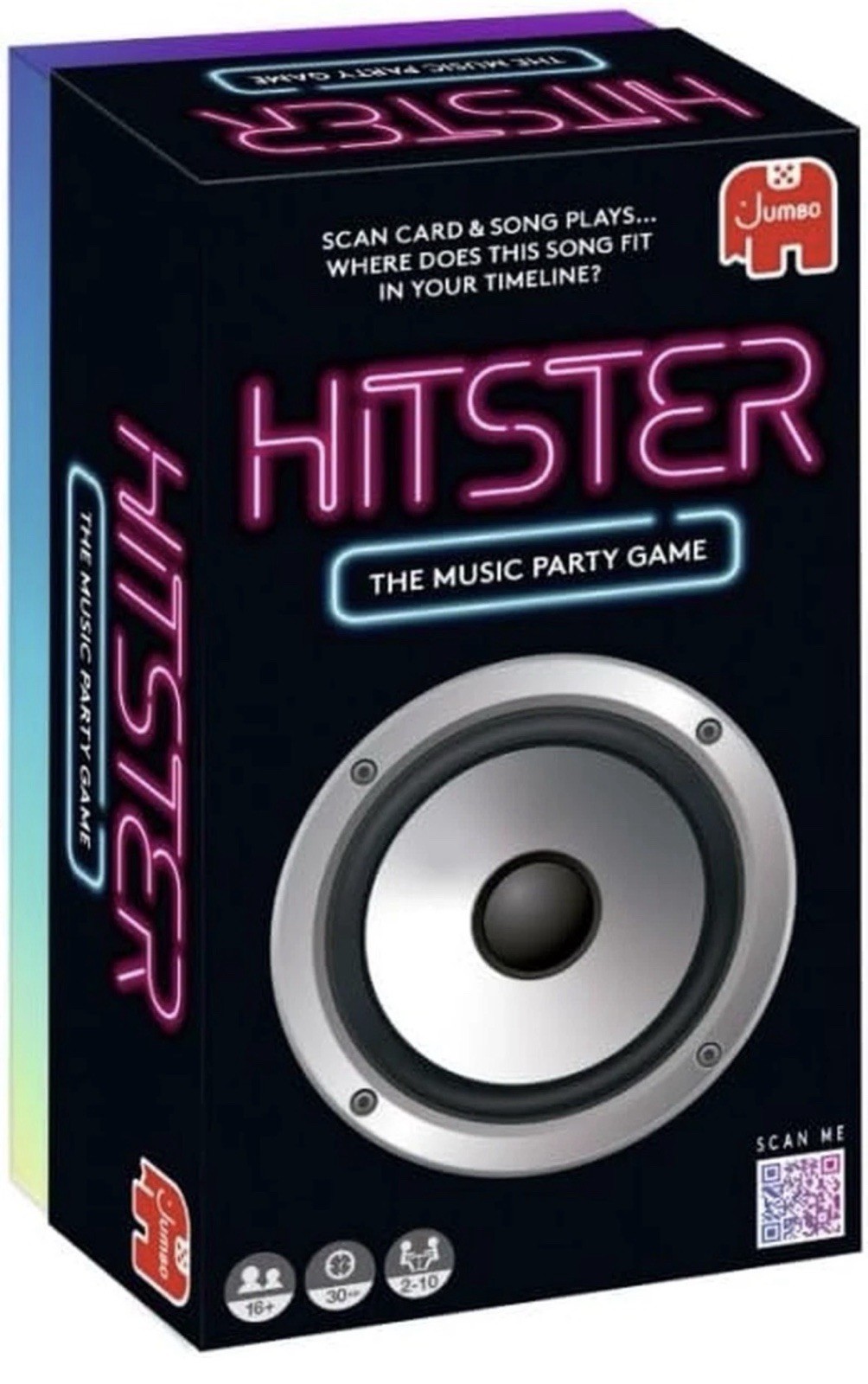 Hitster – the Music Fun Party Quiz Card Game, 2-10 Players – 300 plus Ico
