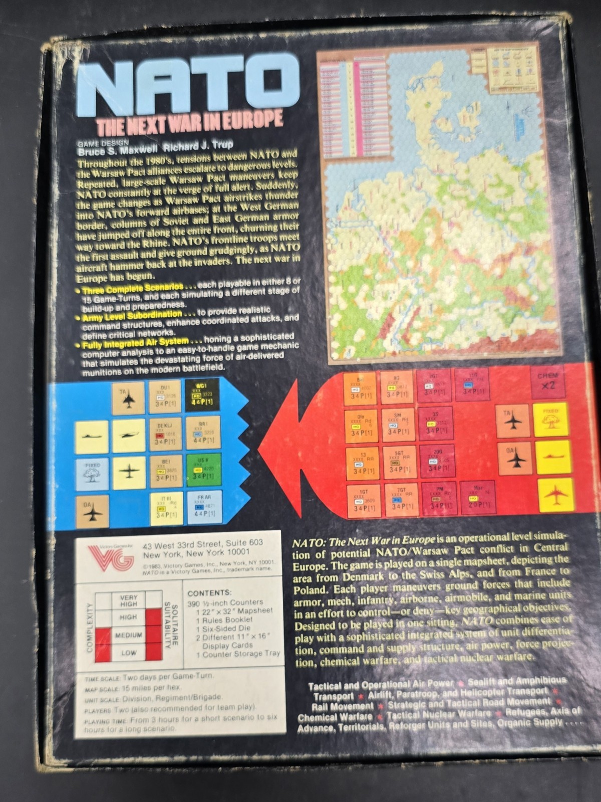 NATO – The Next War In Europe Victory Games Victory Games