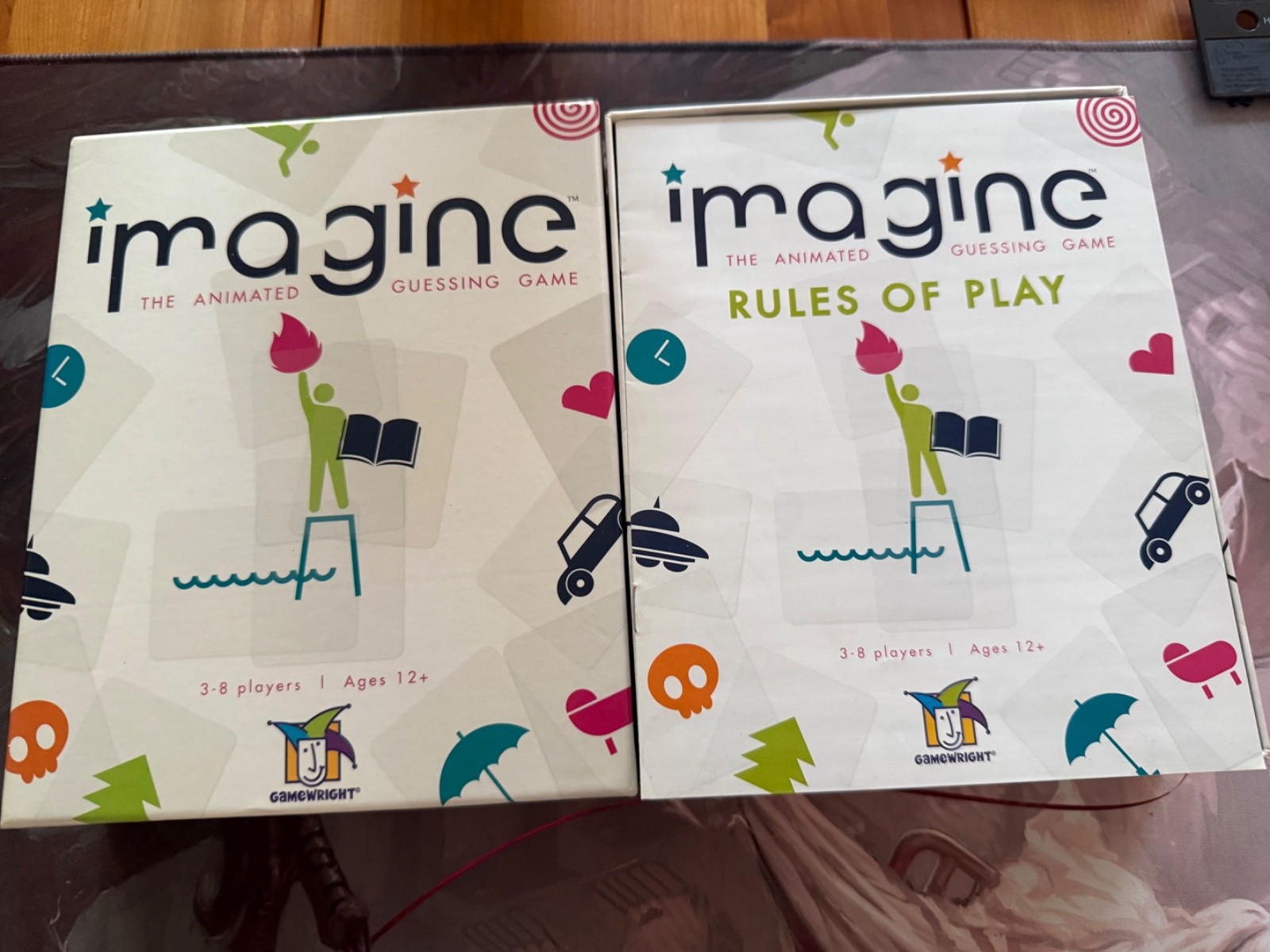 Imagine The Visual Charades Game Gamewright 2016 Party Guessing Game Family Fun