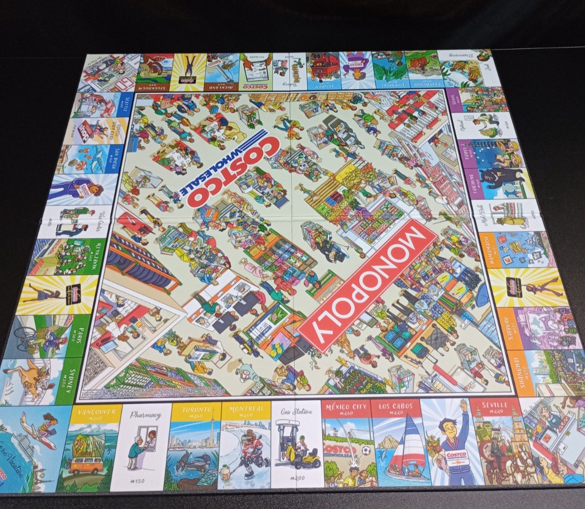 Monopoly Costco Wholesale COMPLETE WS Game Company 2023 Shopping Members