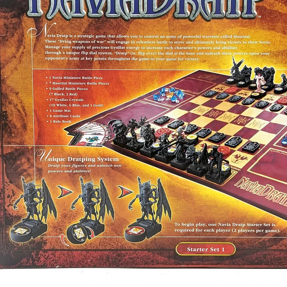 BOARD GAME: Bandai Navia Dratp Collectible Miniatures Board Game Starter Set 1