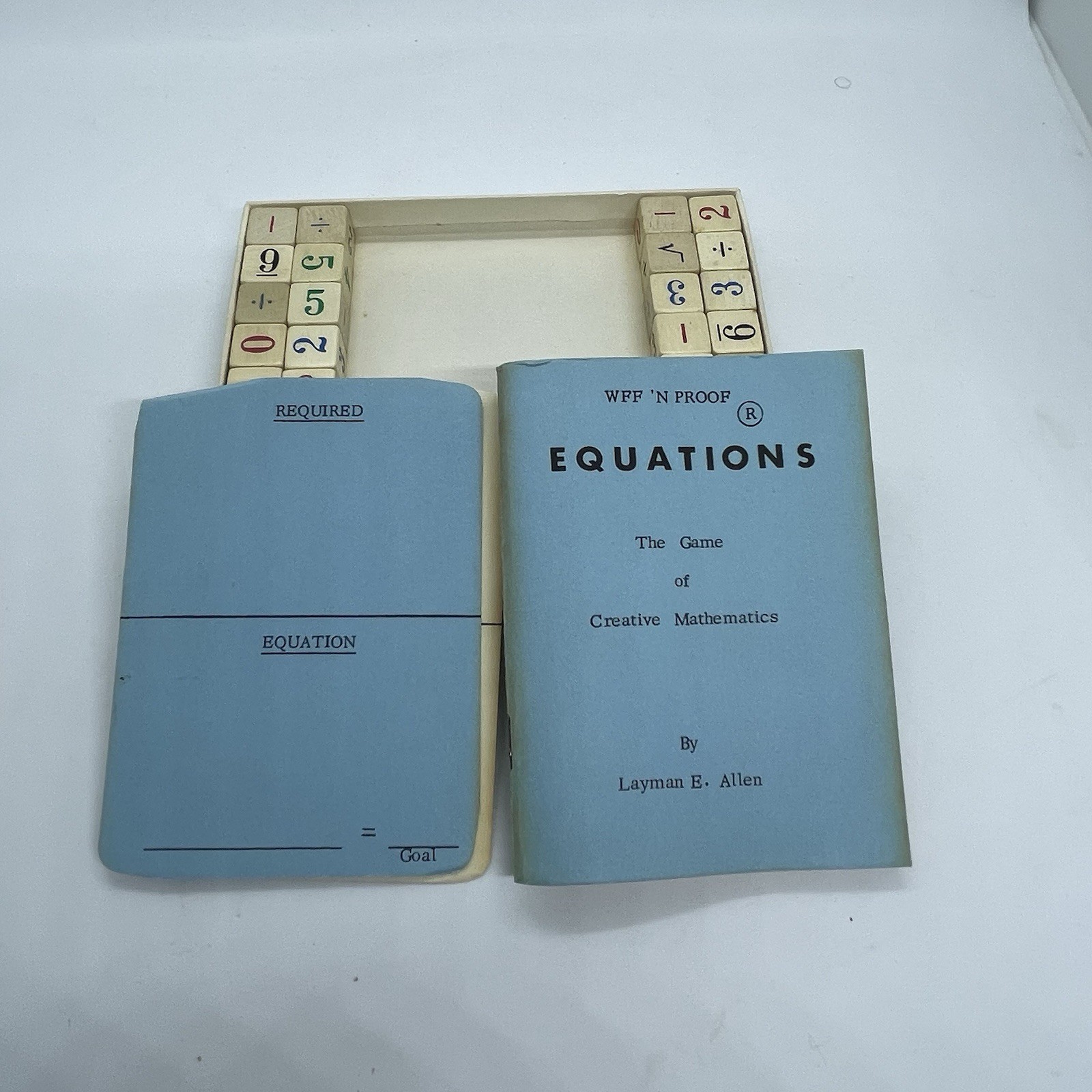 Vintage Wff’n Proof Equations the Game of Creative Mathematics Layman Allen