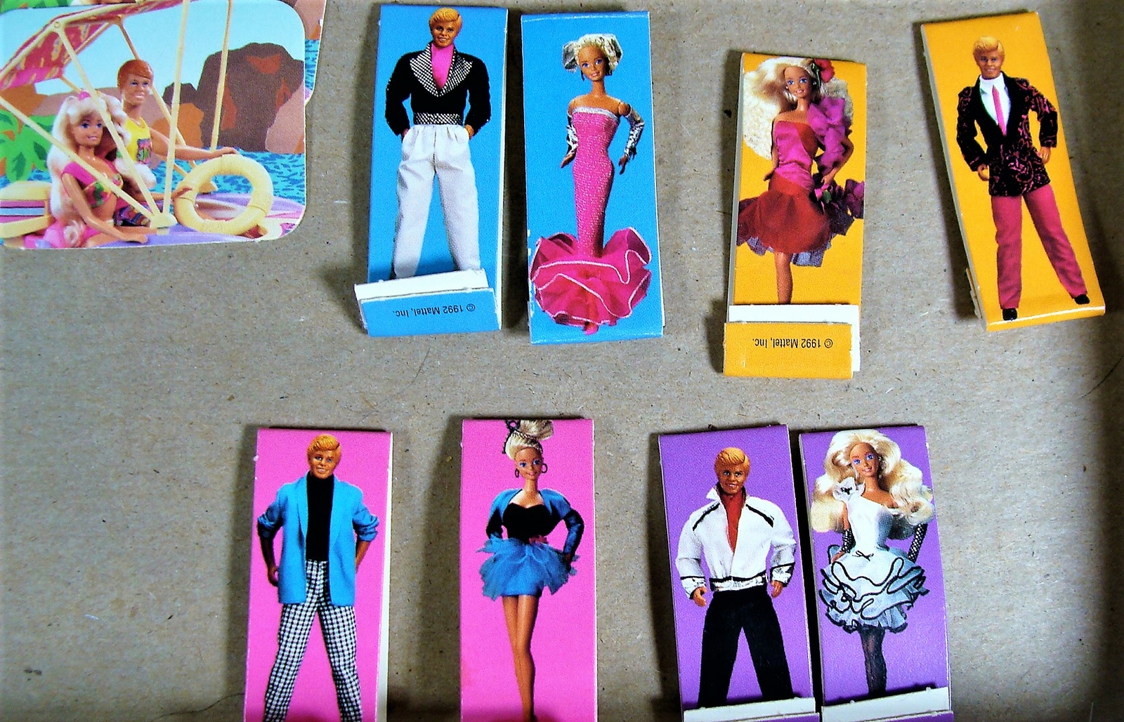 Vtg 1992 Barbie Dream Date Game Almost Complete or Parts Very Good Condition