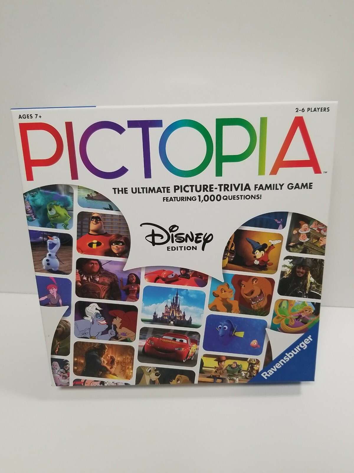 Pictopia: Disney Edition Trivia Board Game Family 1000+ Questions NEW SEALED