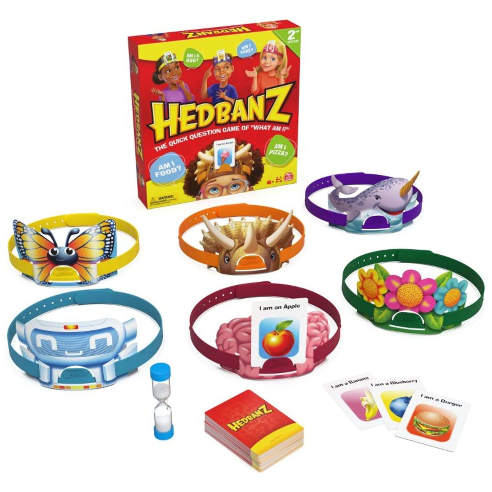 , Hedbanz 2023 Edition with New Cards, Picture Guessing Board Game, for Famil…
