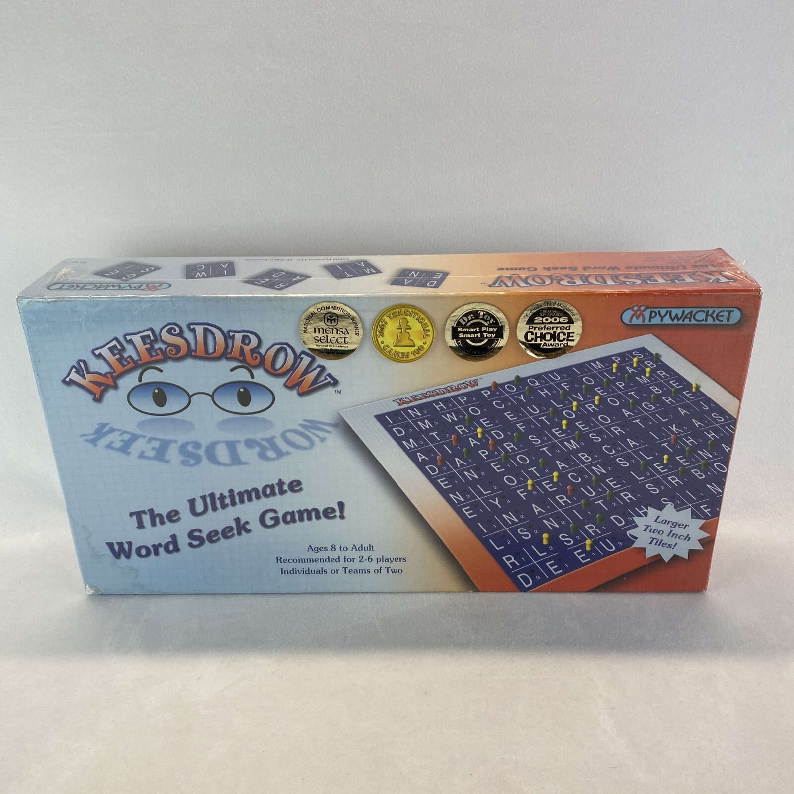 Keesdrow The Ultimate Word Seek Game Board Game Mensa Smart Play Toy Pywacket