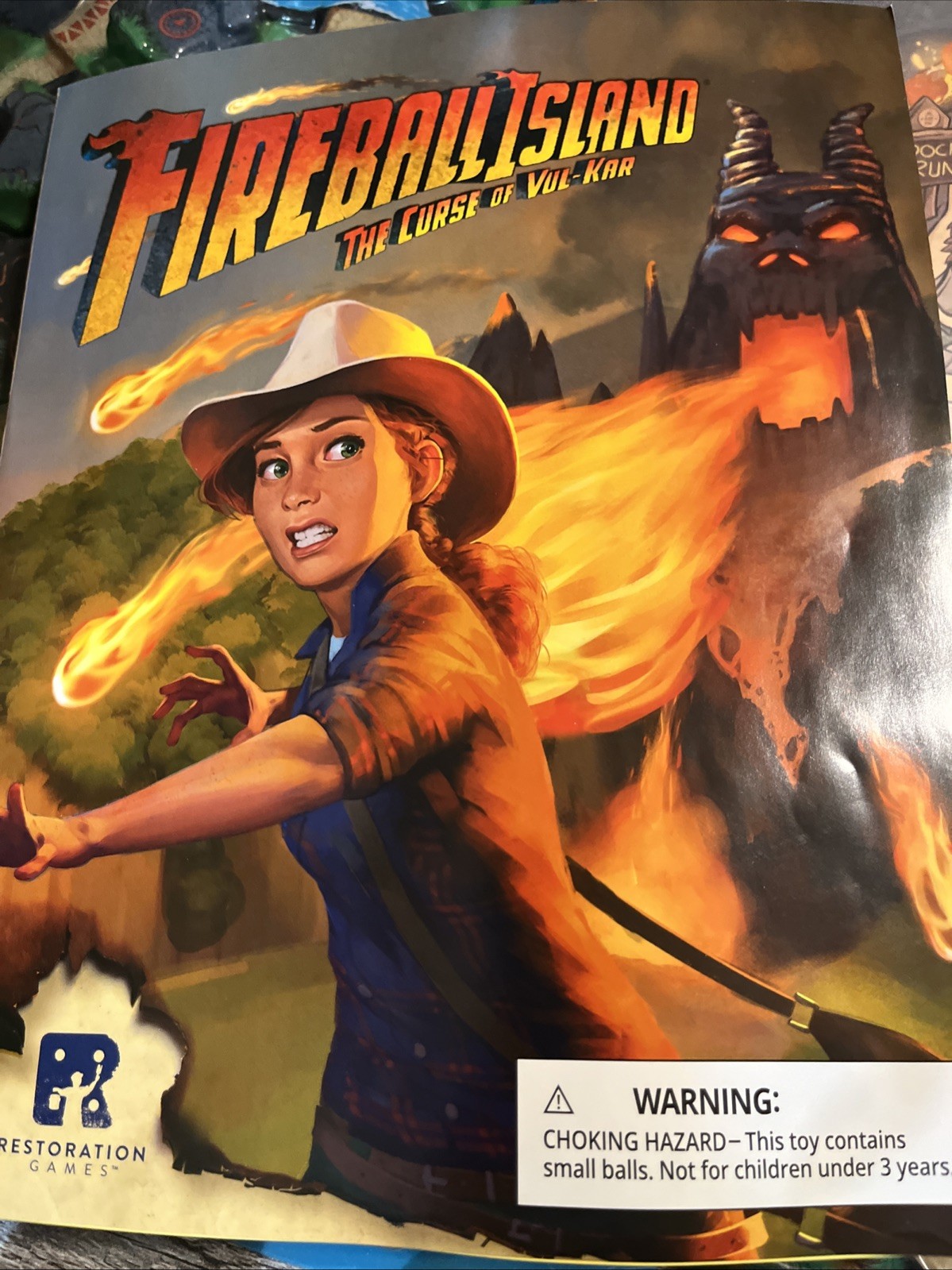 FIREBALL ISLAND THE CURSE OF VUL-KAR Game Deluxe Marbles & Treasure Trove