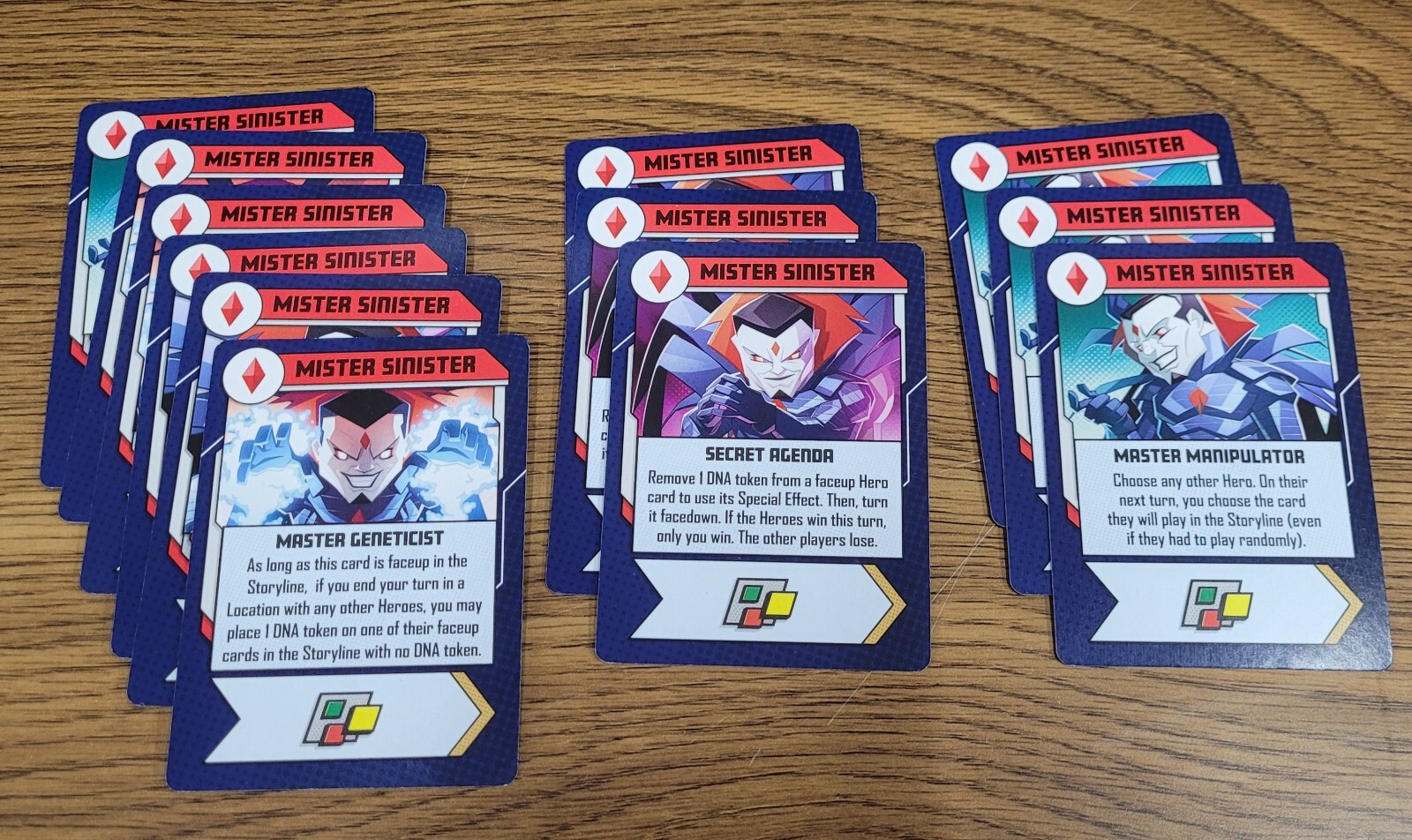 Marvel United Mister Sinister – hero deck – GenCon Exclusive Promo 2023