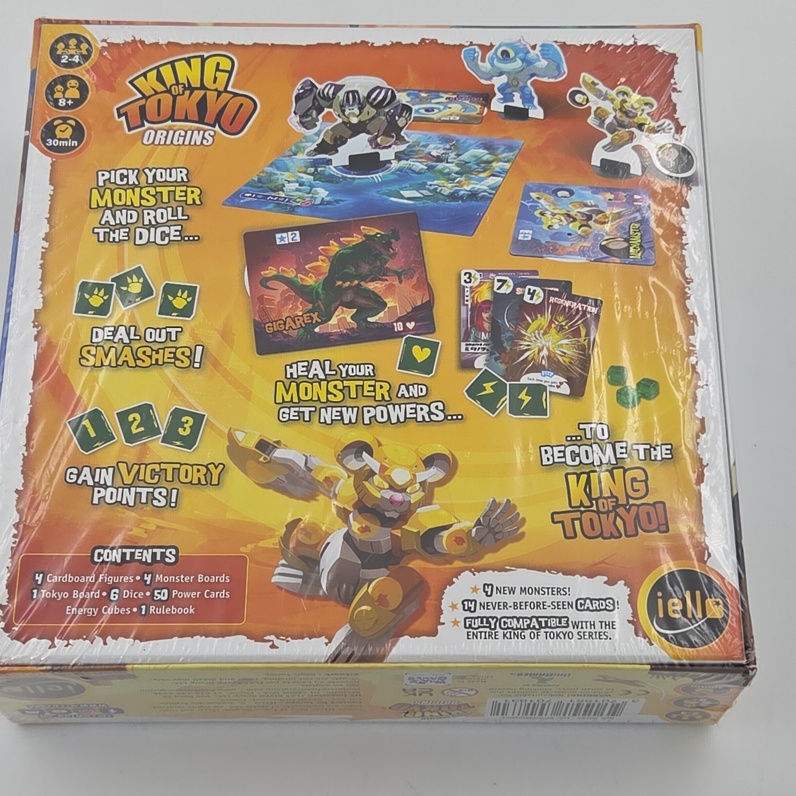 King of Tokyo: Origins [Board Game, 2-4 Players] NEW