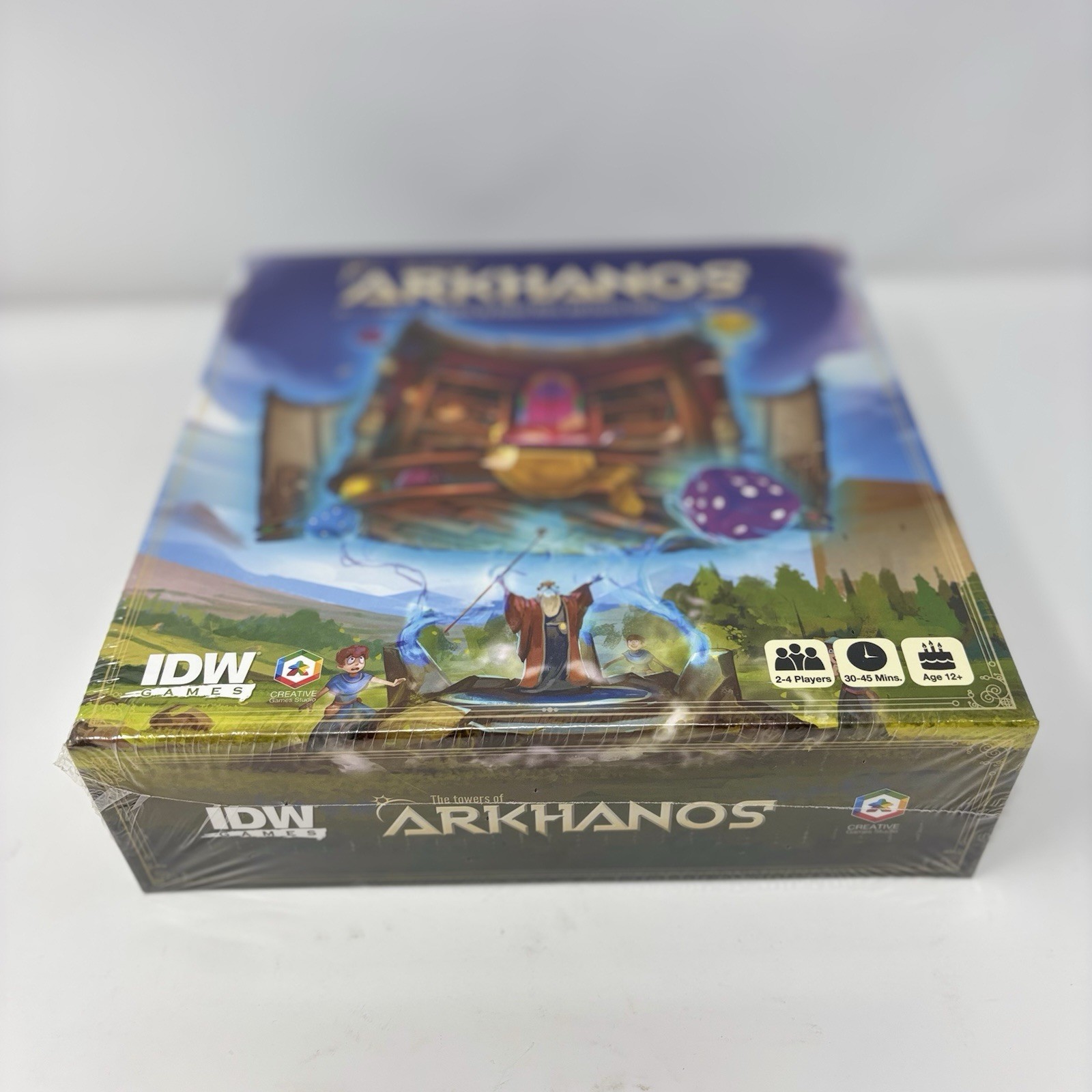 The towers of ARKHANOS Board Game IDW New Sealed Strategy Dice Drafting
