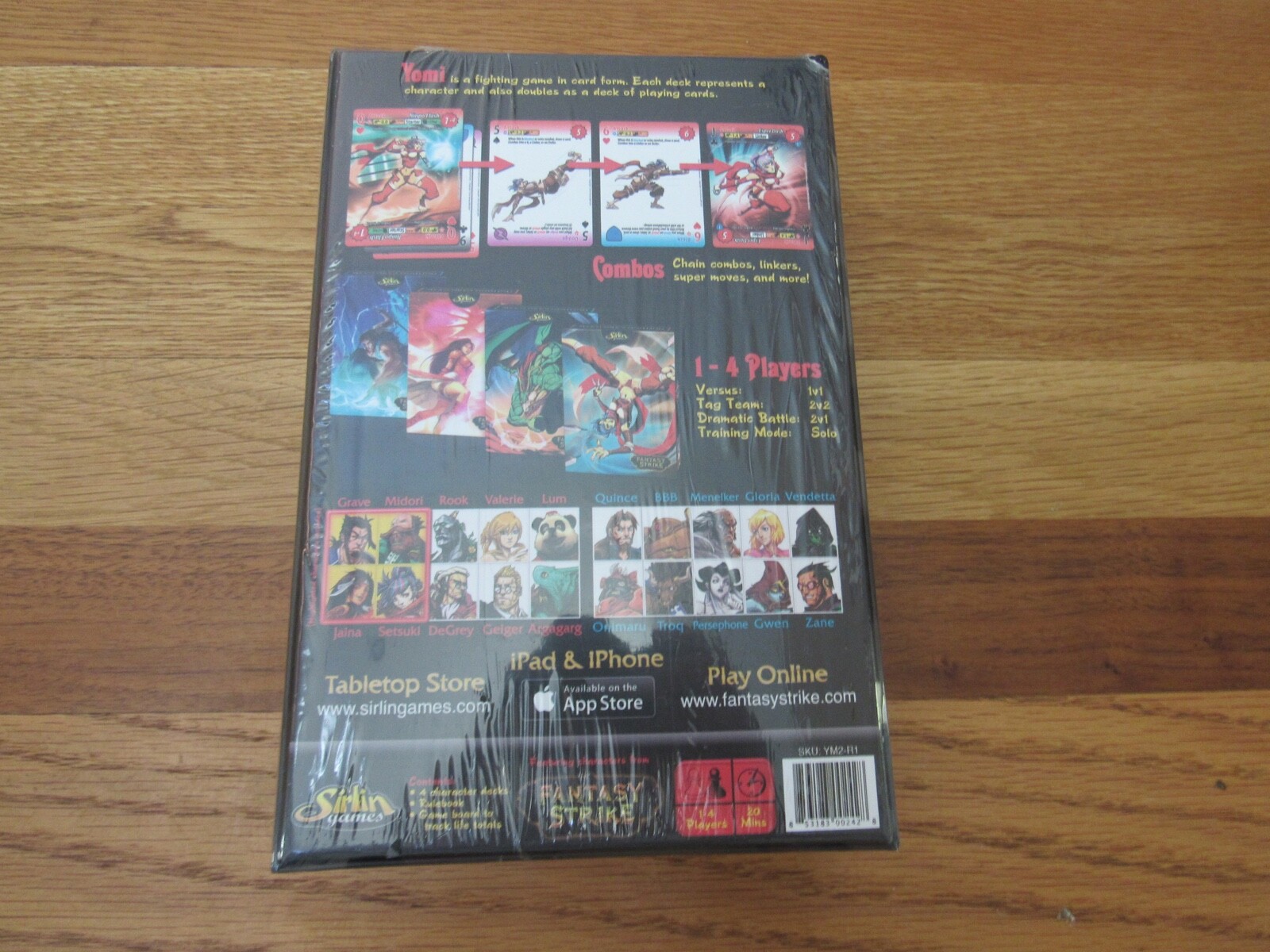 SEALED NEW EXC Yomi: Round 1 One – Fighting Card Game Sirlin Games