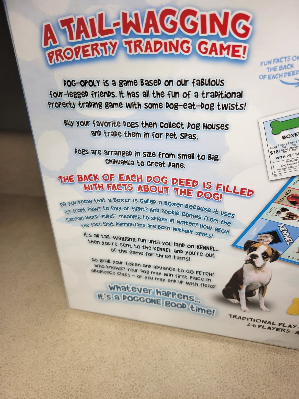 SEALED Dog-Opoly by Late for the Sky Games Monopoly Game NEW Sealed