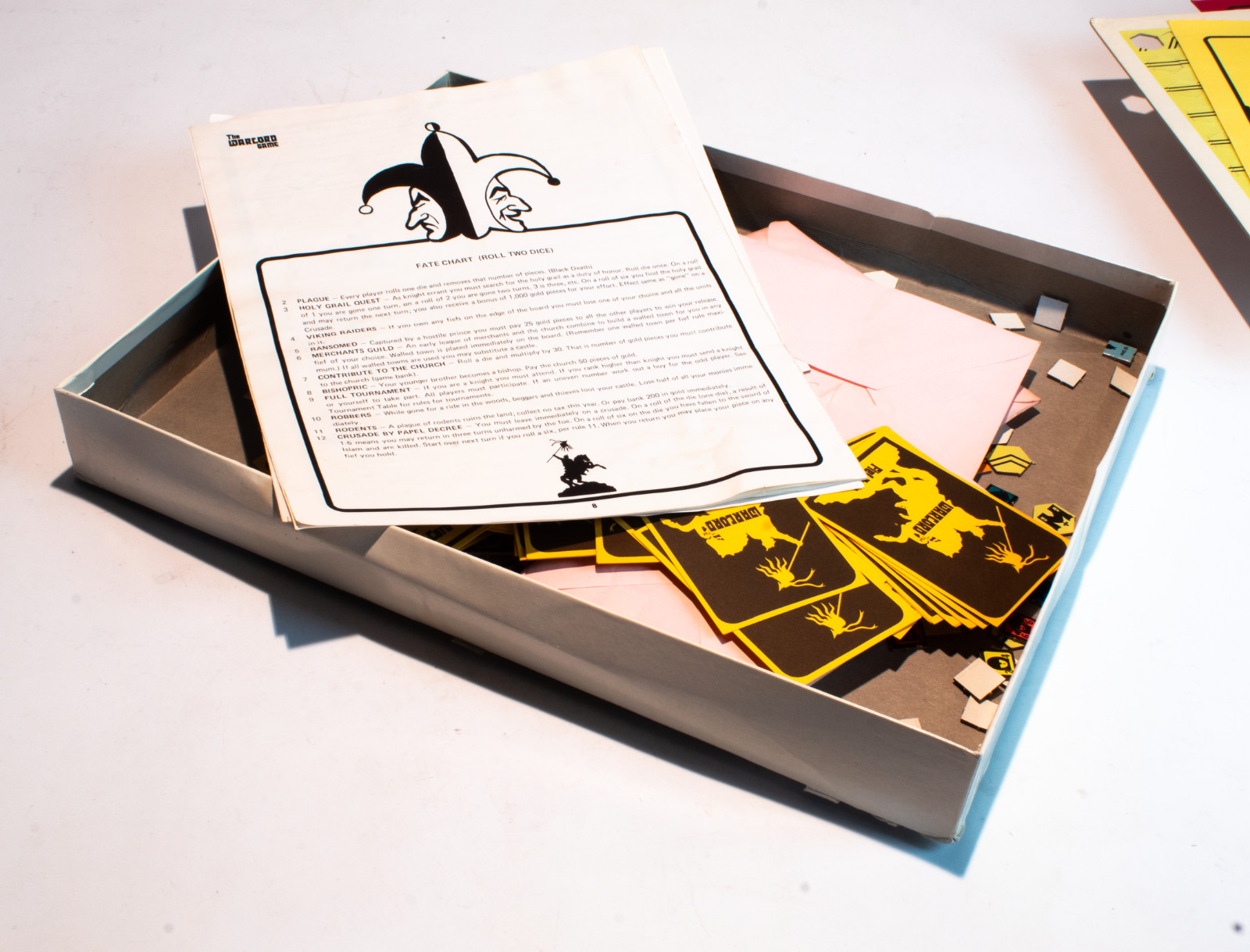 The Warlord Game,” a fantasy role-playing board game by Robert Williams Games