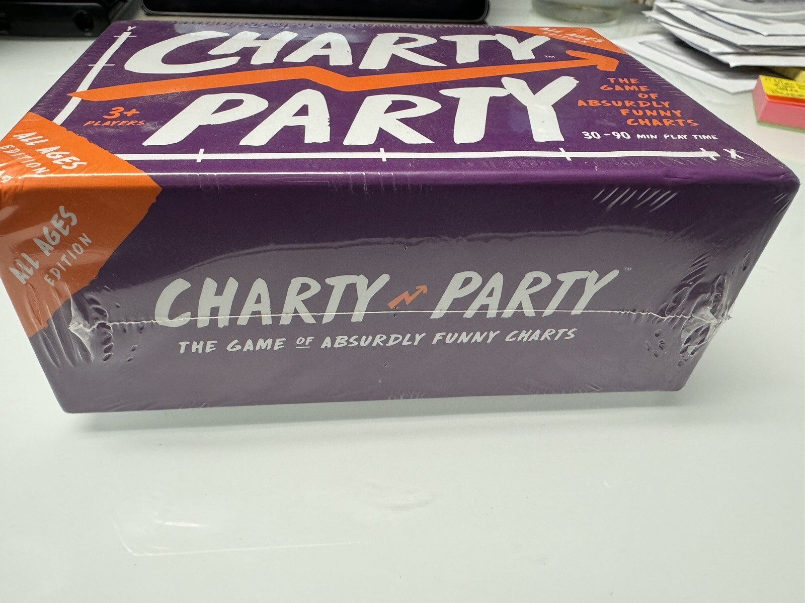 Charty Party The Game of Absurdly Funny Charts Adult Card Game Math NEW