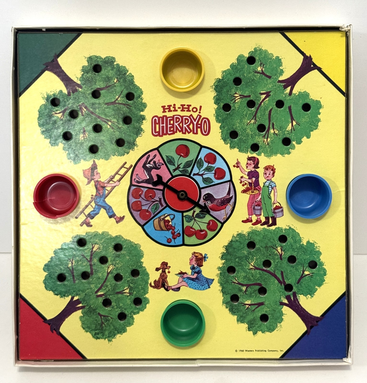 Vintage HI-HO! CHERRY-O GAME w/ Hooked Cherries Whitman 1973 Near COMPLETE