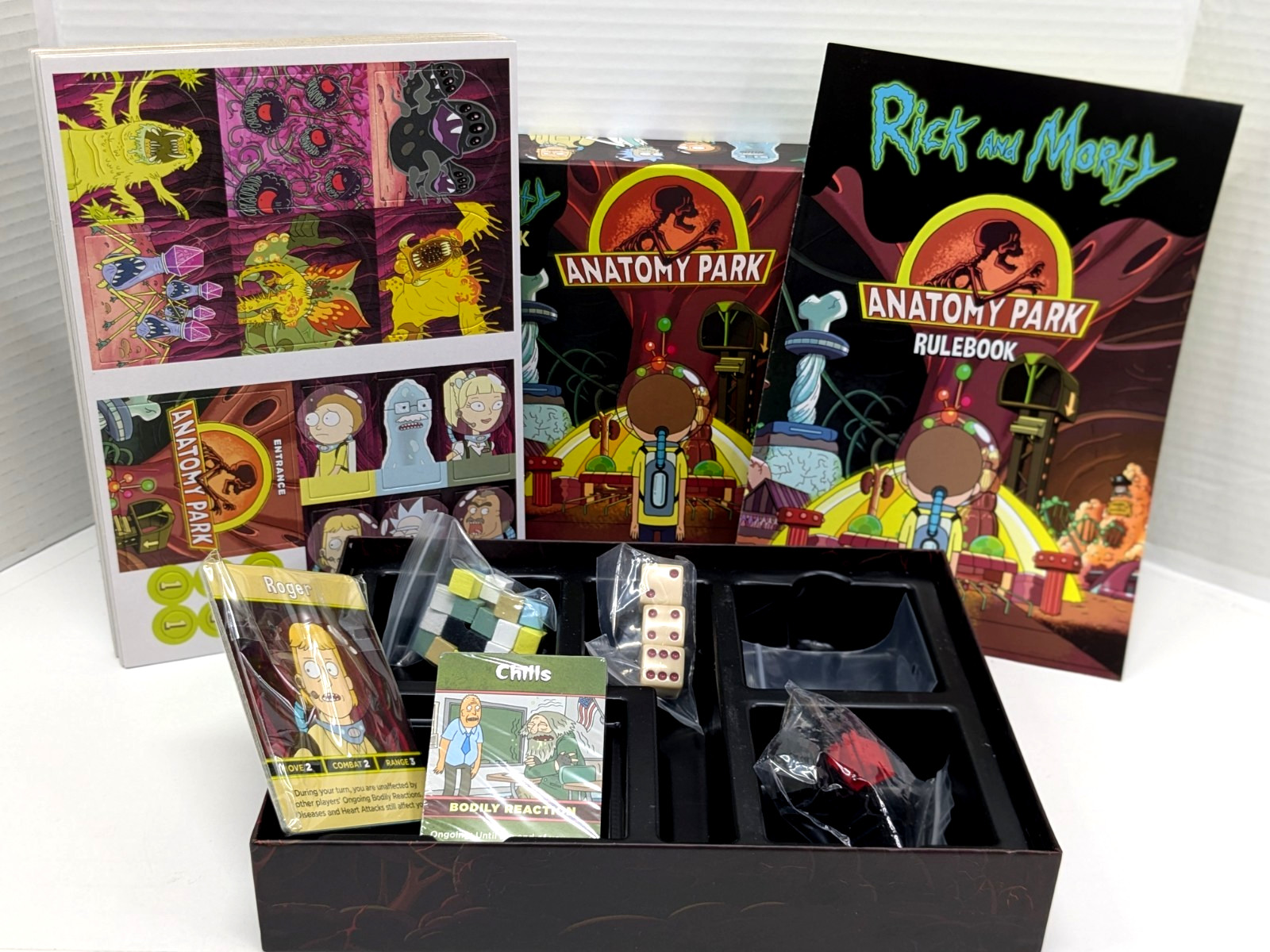 Rick and Morty Anatomy Park The Game Cryptozoic Entertainment Adult Swim 2017