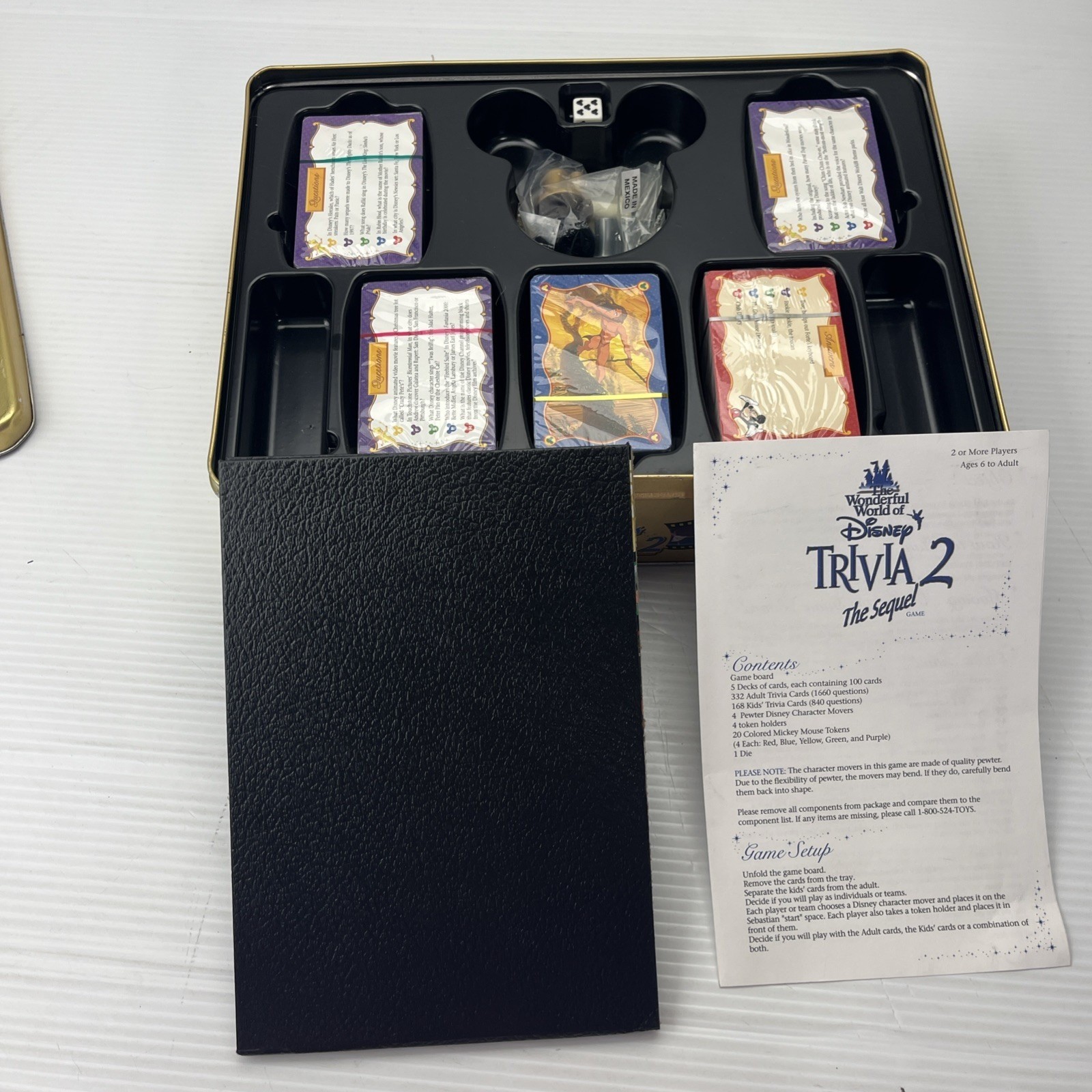 Wonderful World of Disney Trivia 2 The Sequel 2000 All Mickey Figs 99% Complete