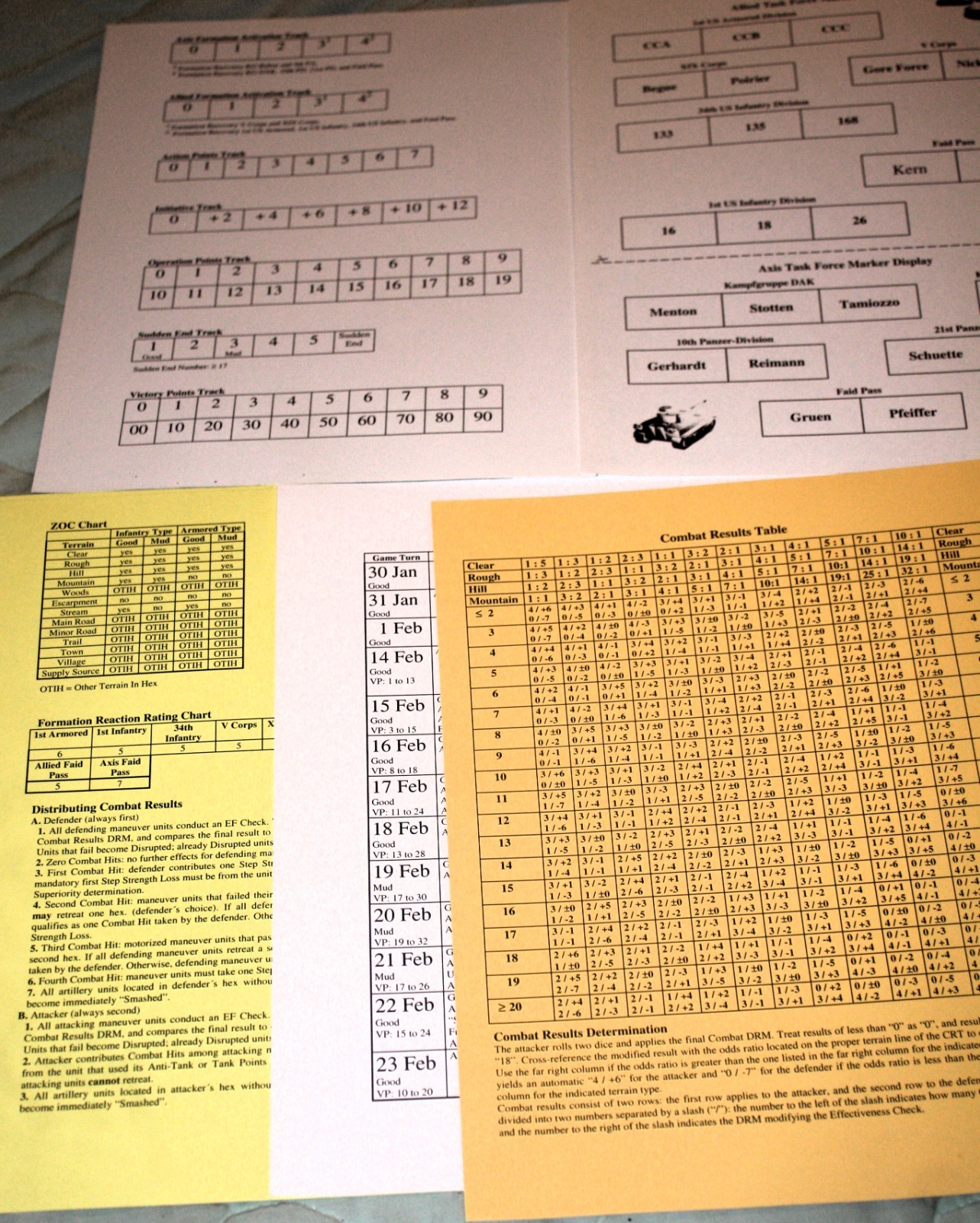 Tunisia 43 Moments in History Game Unpunched. Slight wear on box corners
