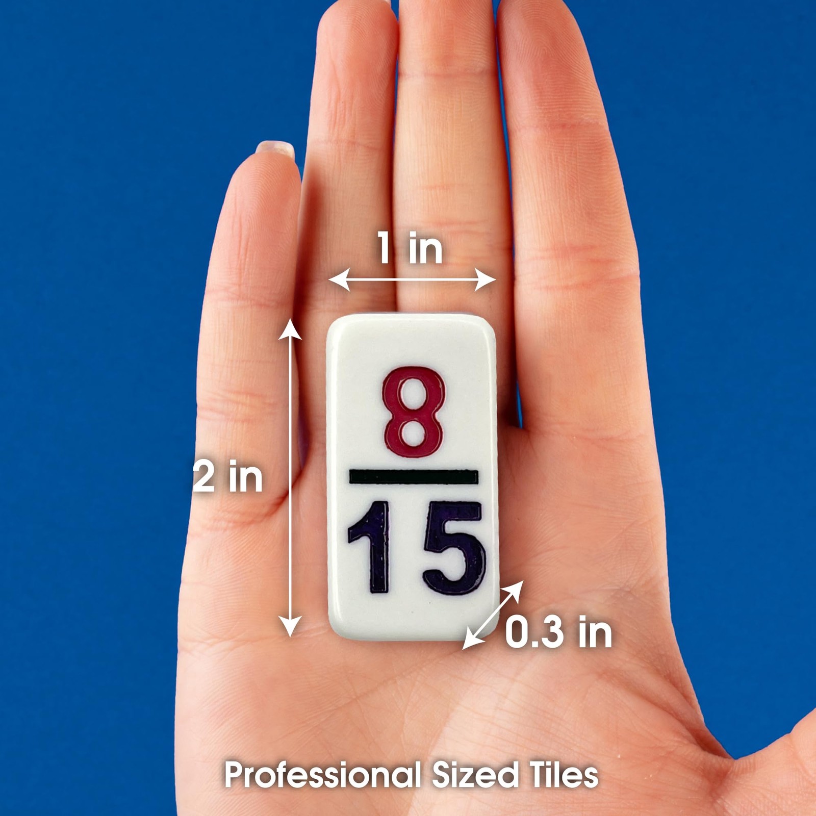 Chh 15 Professional Double Domino Color Numbers 136 Pieces Domino Set For All