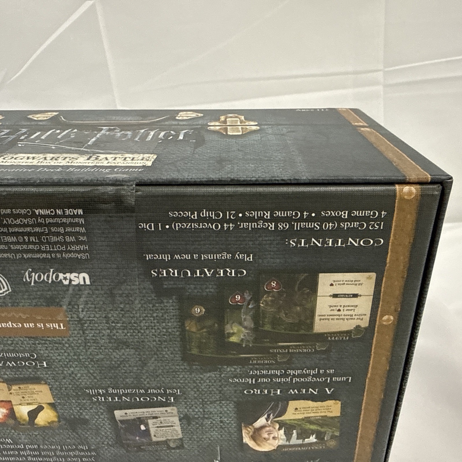 NIB Harry Potter Hogwarts Battle The Monster Box of Monsters Card Game Expansion
