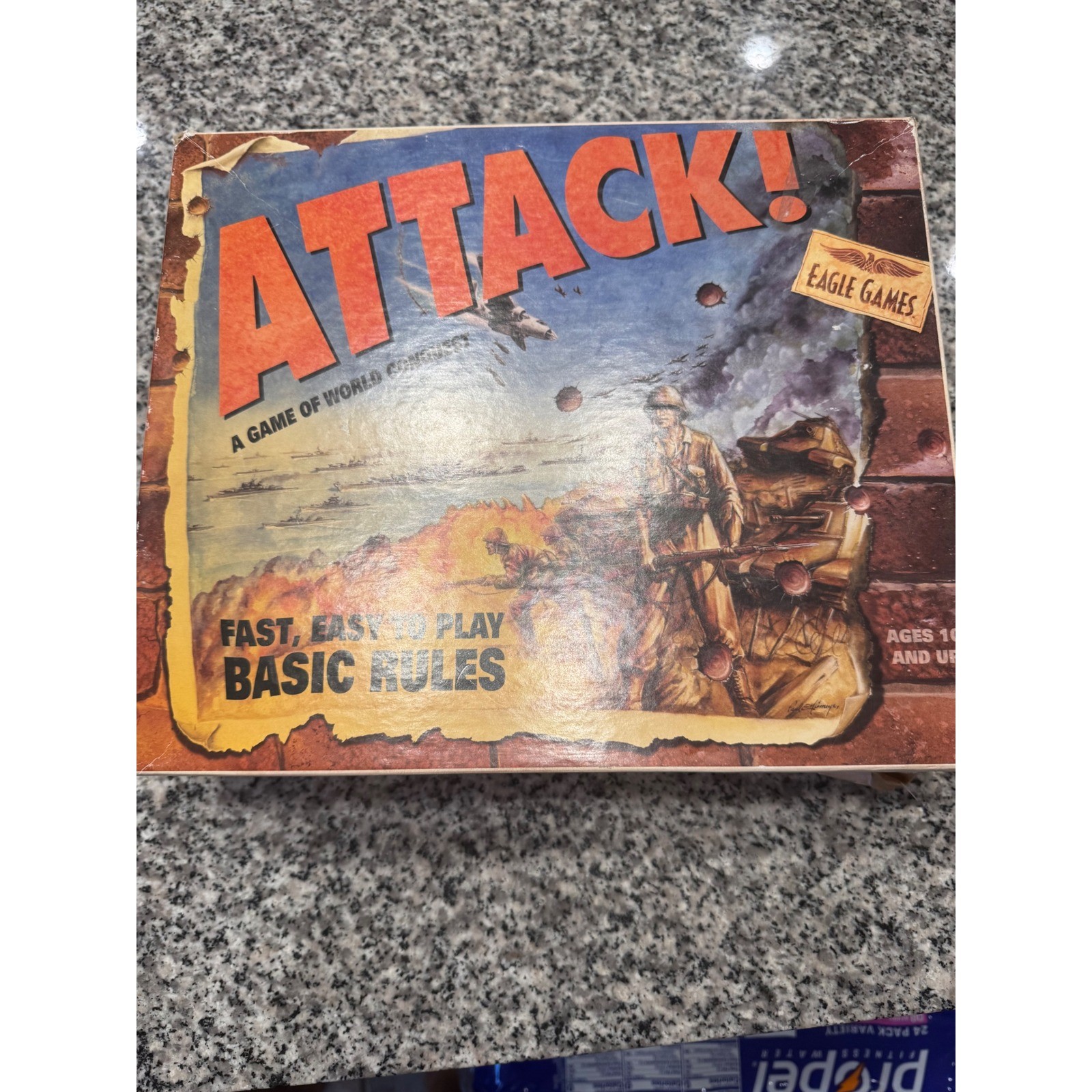 ATTACK! A Game of World Conquest Board Game Eagle Games Ages 10+