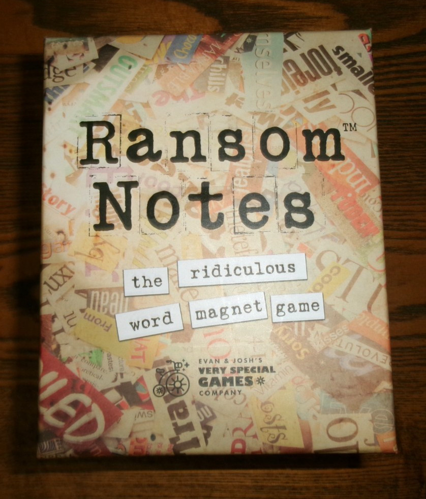 Ransom Notes Ridiculous Word Magnet Game COMPLETE Charty Party 2023