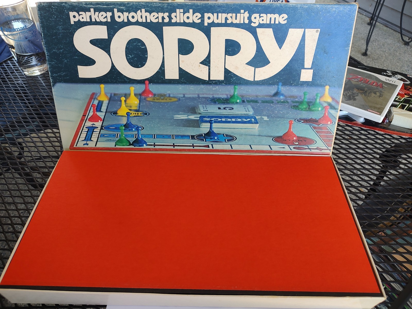 Vintage Sorry! Board Game Complete Classic Parker Brothers Hasbro 1972 Edition