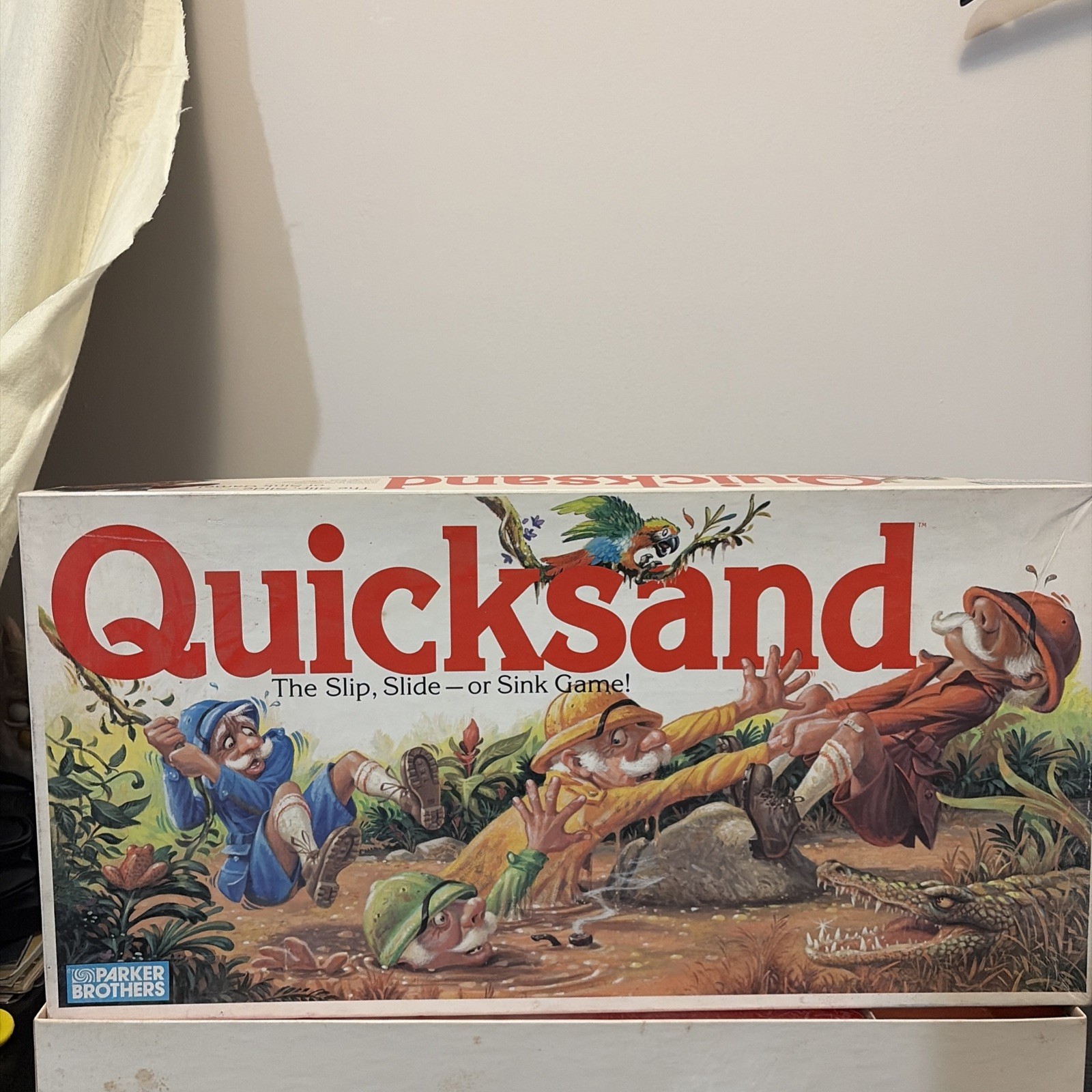 Quicksand The Slip, Slide or Sink Board Game Parker Brothers VTG 1989 Complete