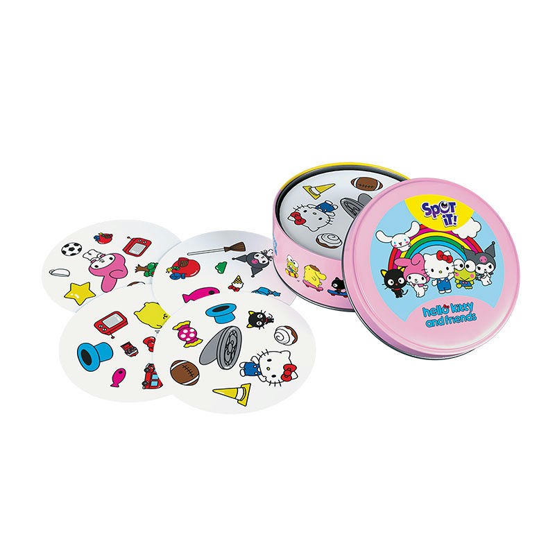 USAopoly Spot It! Hello Kitty & Friends Card Game – Fast Matching – Ages 4+