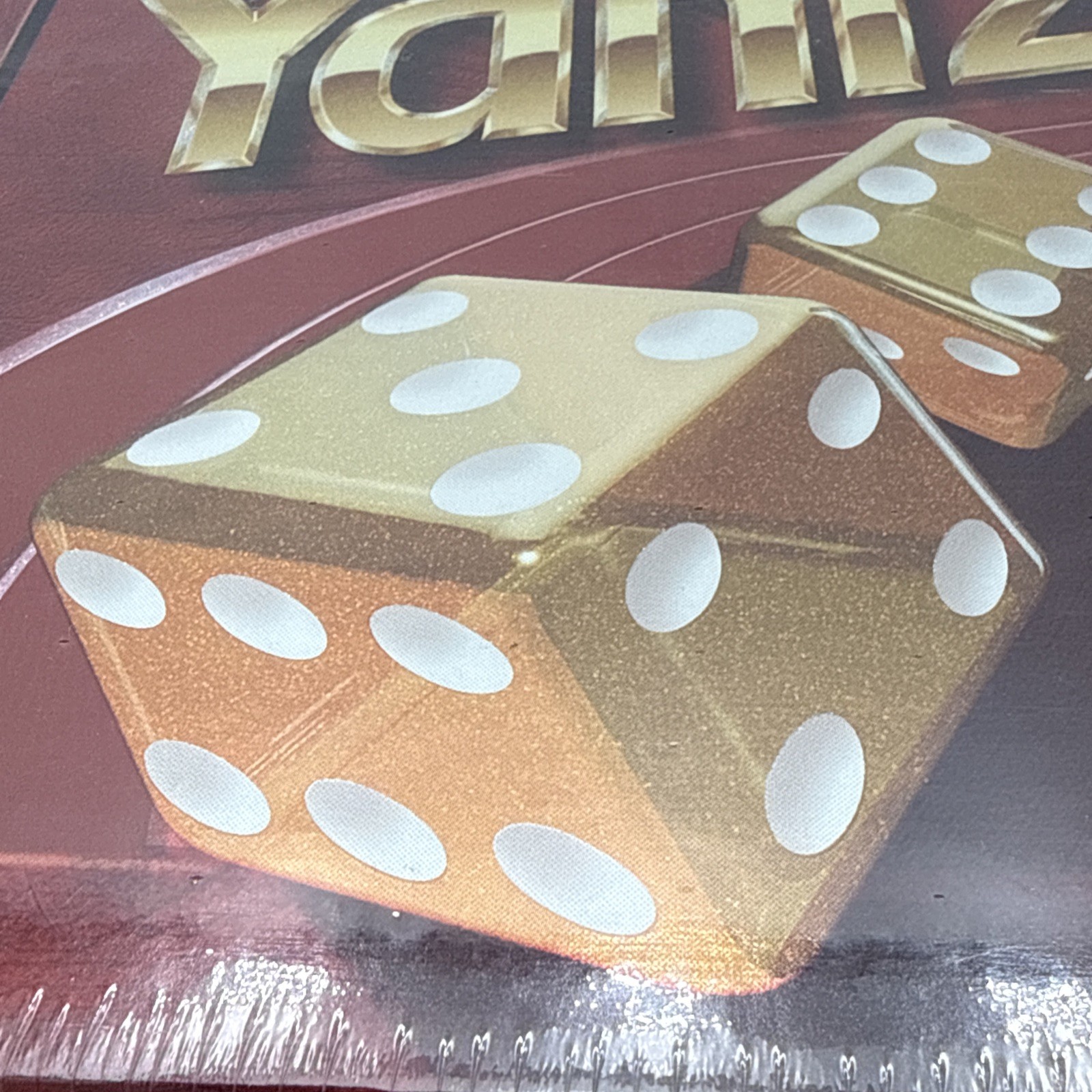 Yahtzee Deluxe Edition Golden Flecked Dice VTG 1997 – New Sealed MB Game – RHTF