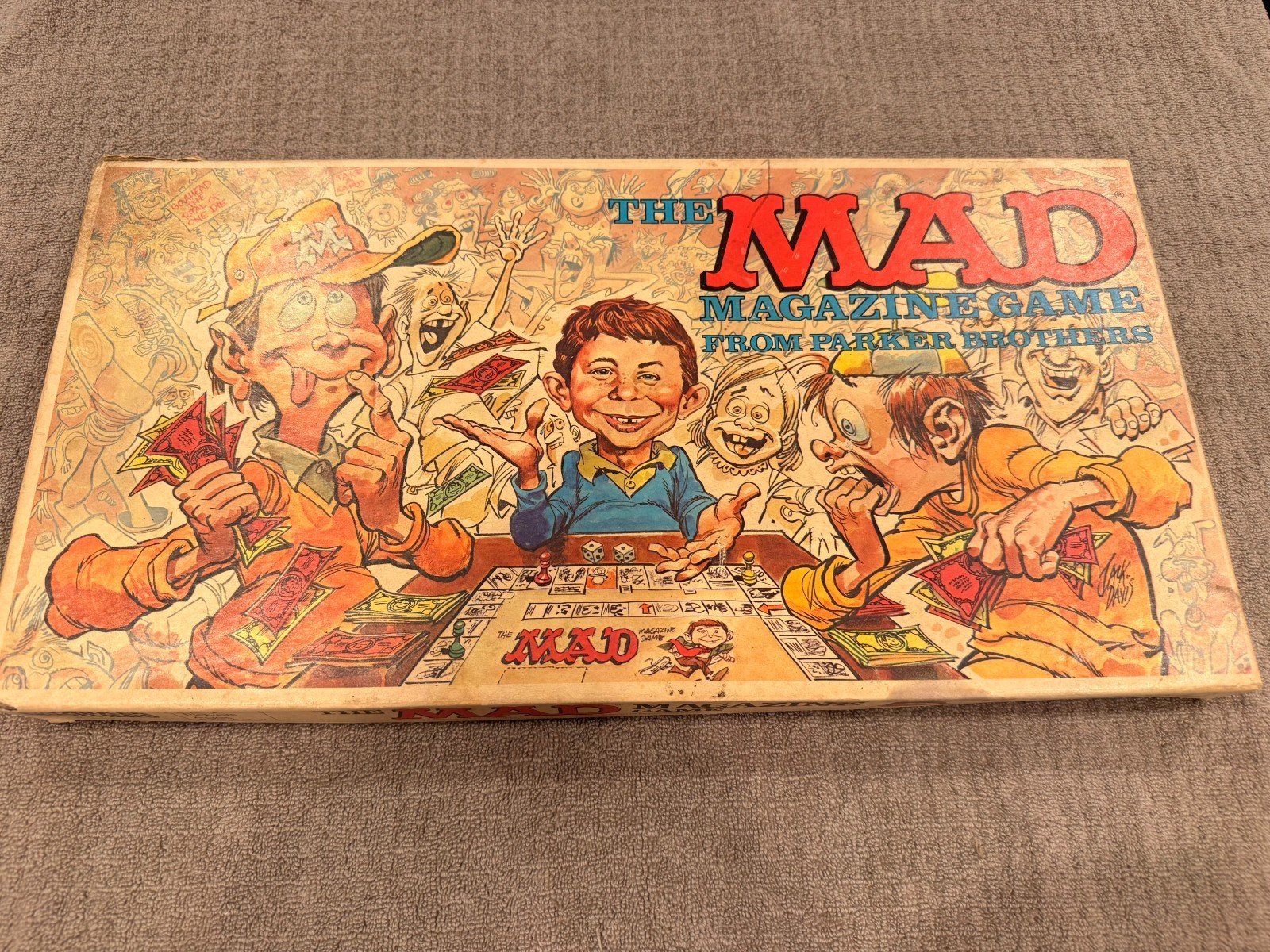 The Mad Magazine Game – Parker Brothers – 1979 – Vintage – 2 to 4 Players