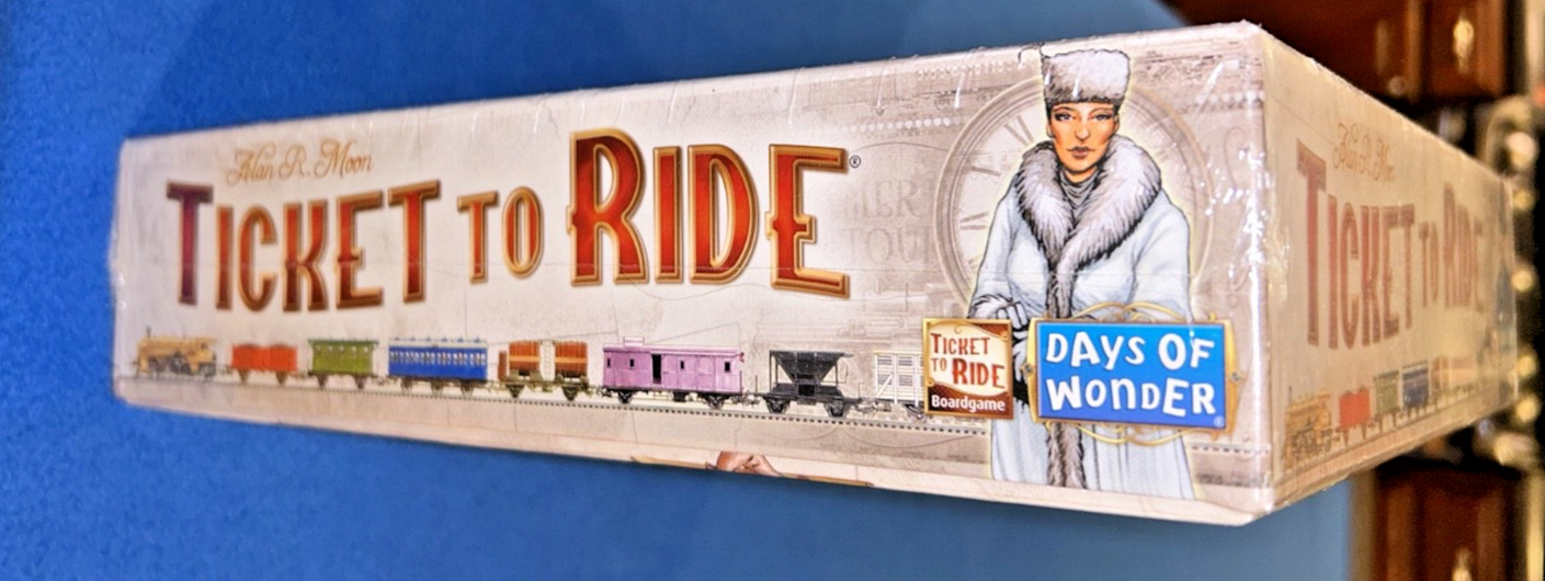 Ticket To Ride Days of Wonder Board Game By Alan R. Moon Train Adventure