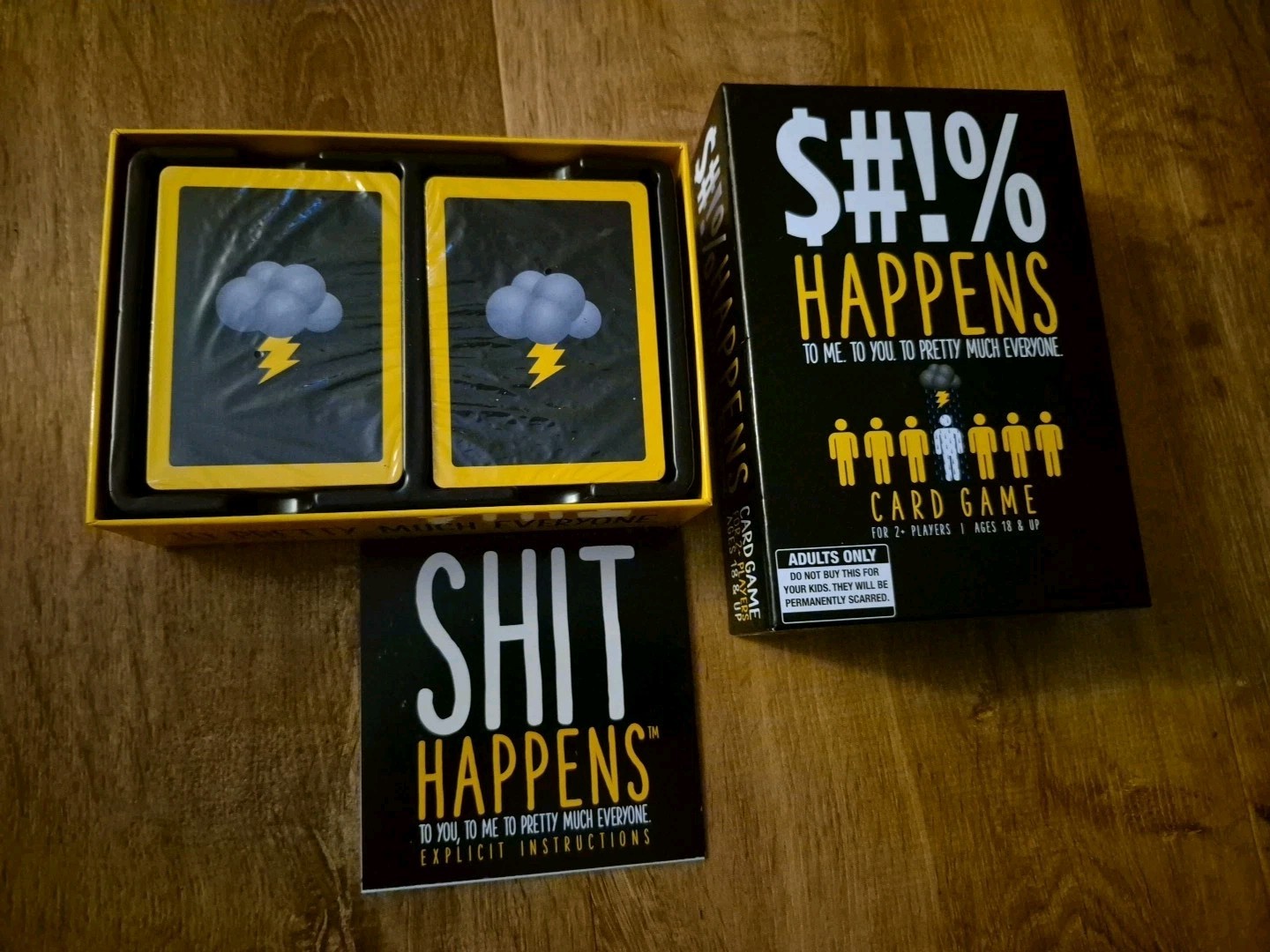 Sh!t Happens Card Game, 50 Shades of Sh!t Edition, 2+ Players Ages 18+