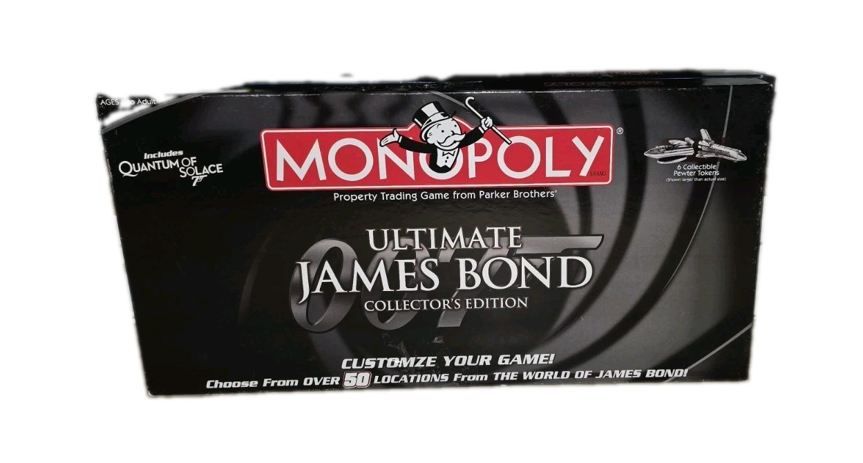 “Monopoly Ultimate James Bond Collector’s Edition” & 007 Collector’s Edition New