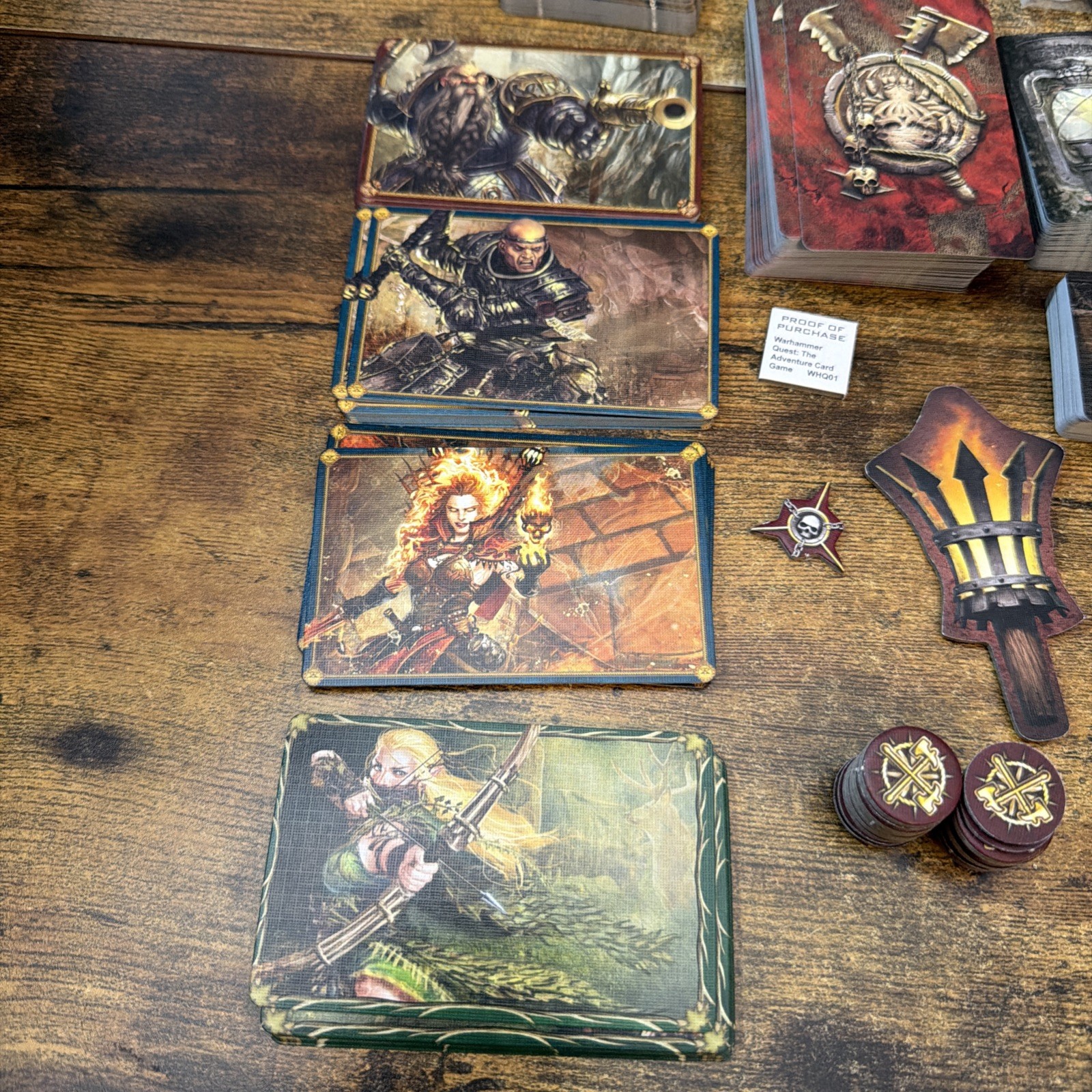 Warhammer Quest The Adventure Card Game Fantasy Flight Games 2015 Complete