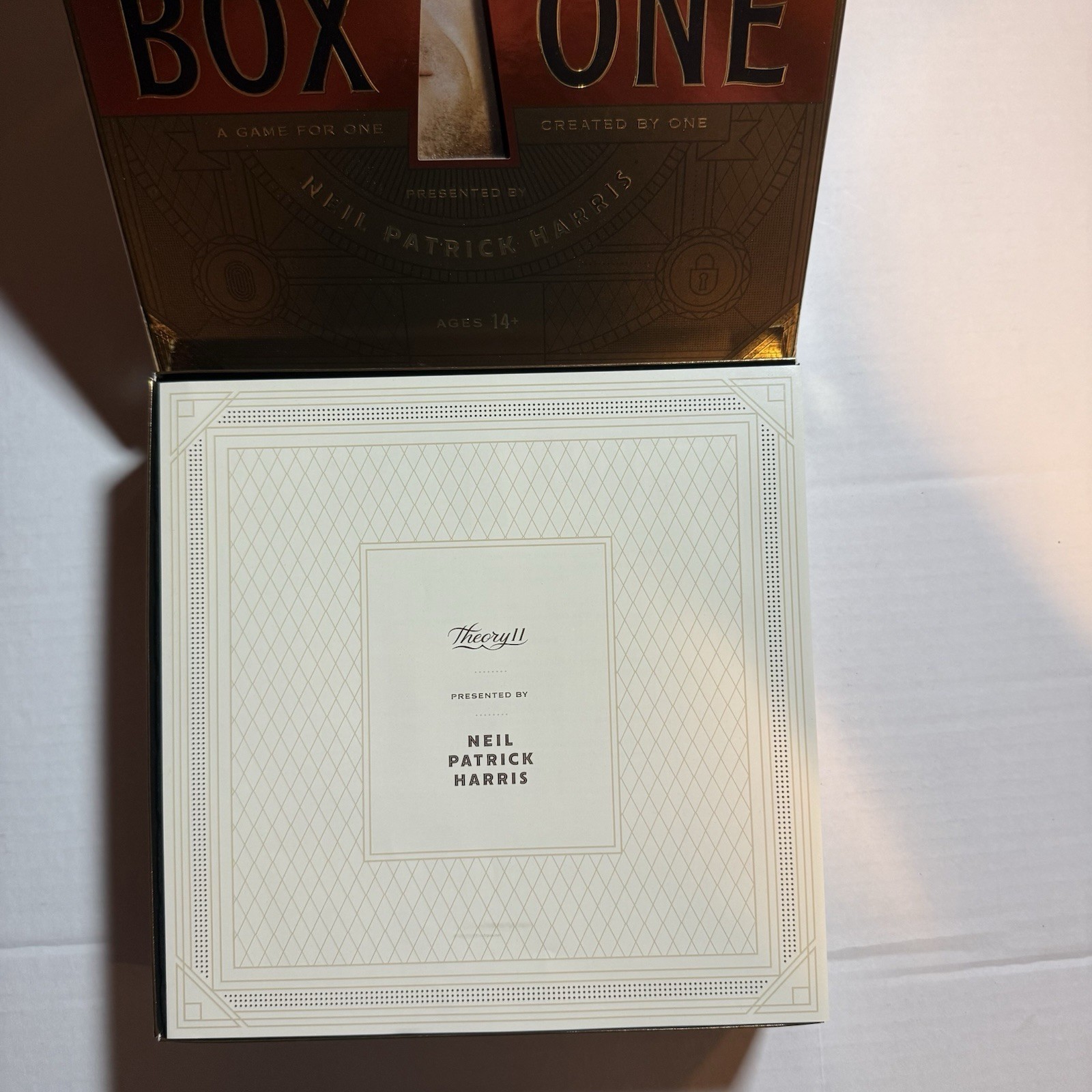 Theory11 Box One Single Player Card Game Trivia Puzzles & Codes Ages 14+