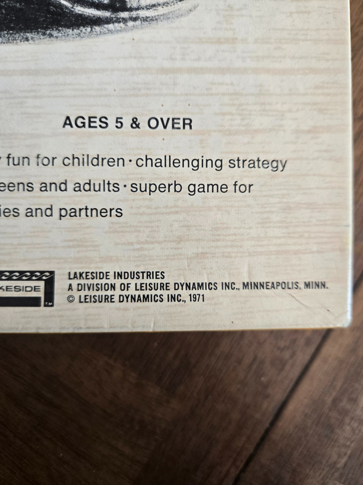 Score Four 1967 Lakeside Vintage 3D Family Board Game 100% Complete Wooden Beads