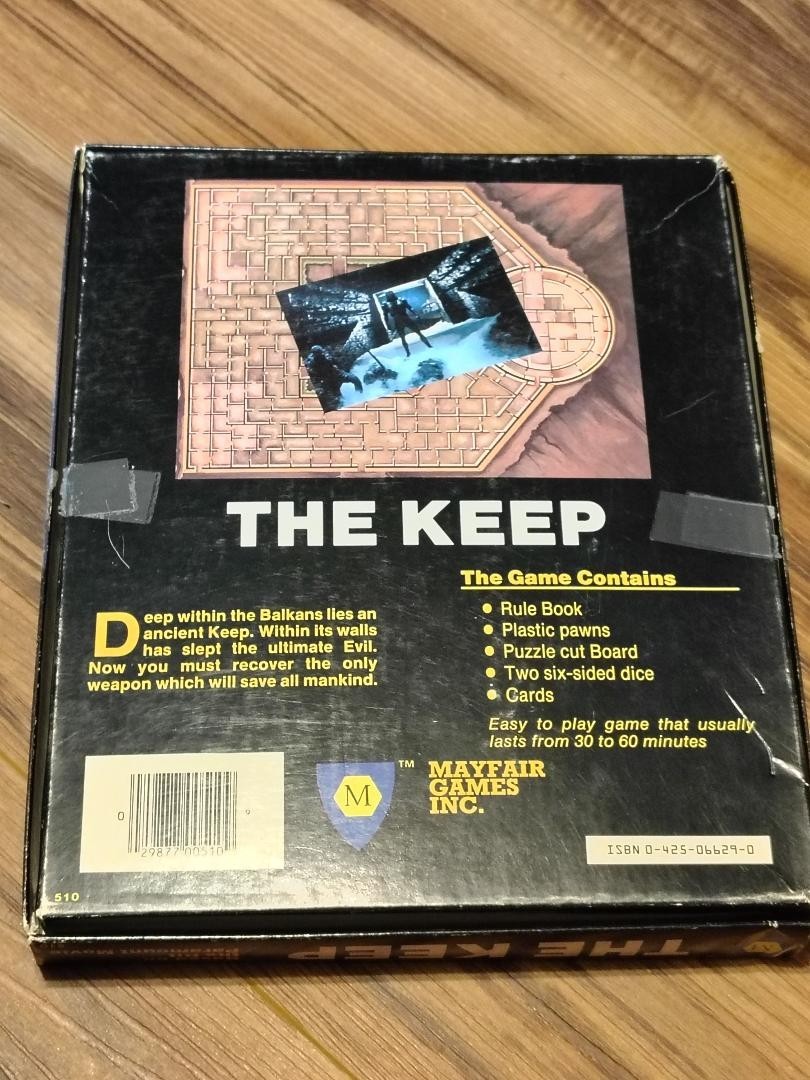 The Keep Wilson Boardgame Mayfair games RARE!! 1983!!