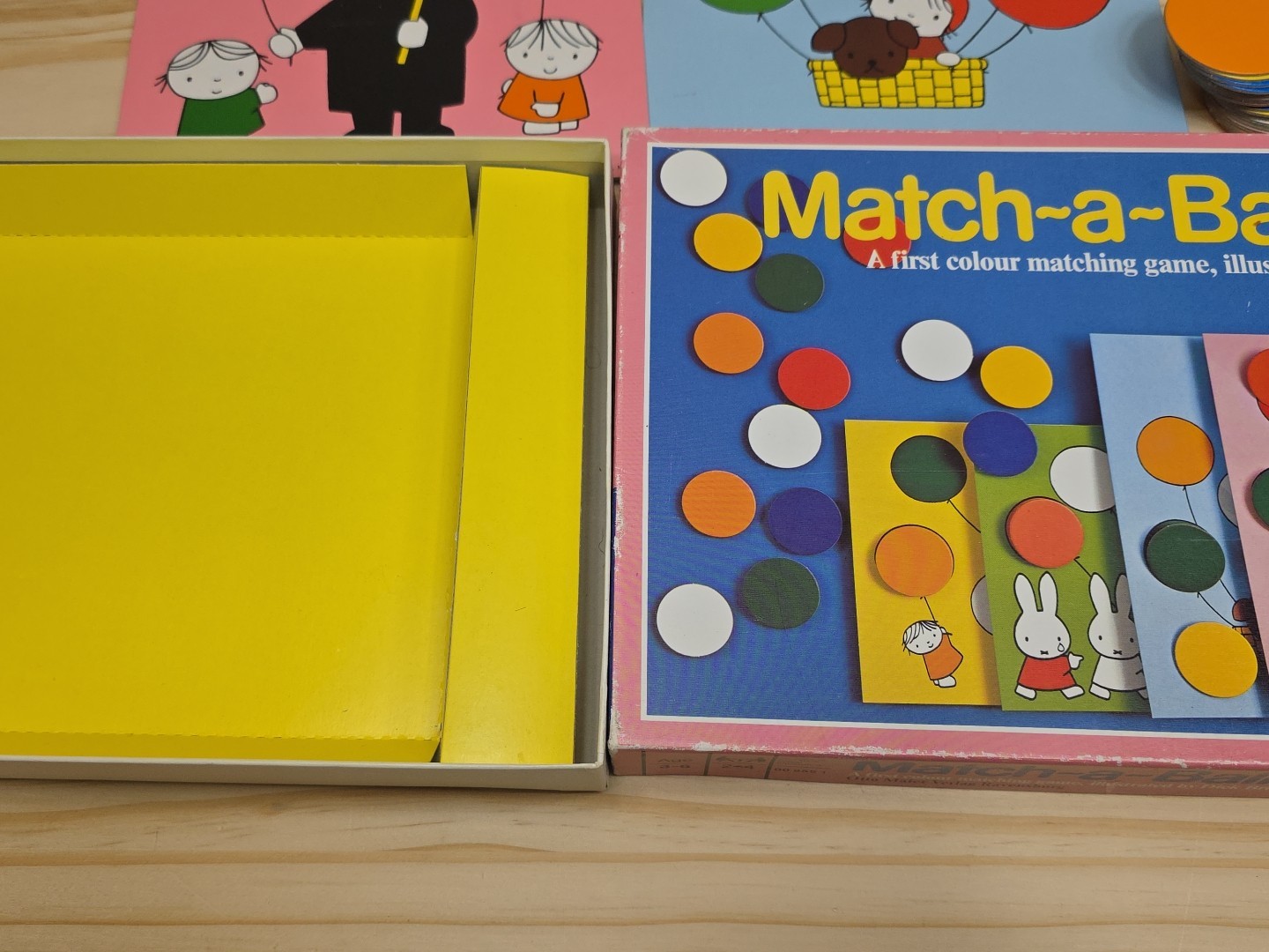 Vtg 1973 Ravensburger Match-A-Balloon Color Matching Game Dick Bruna Complete
