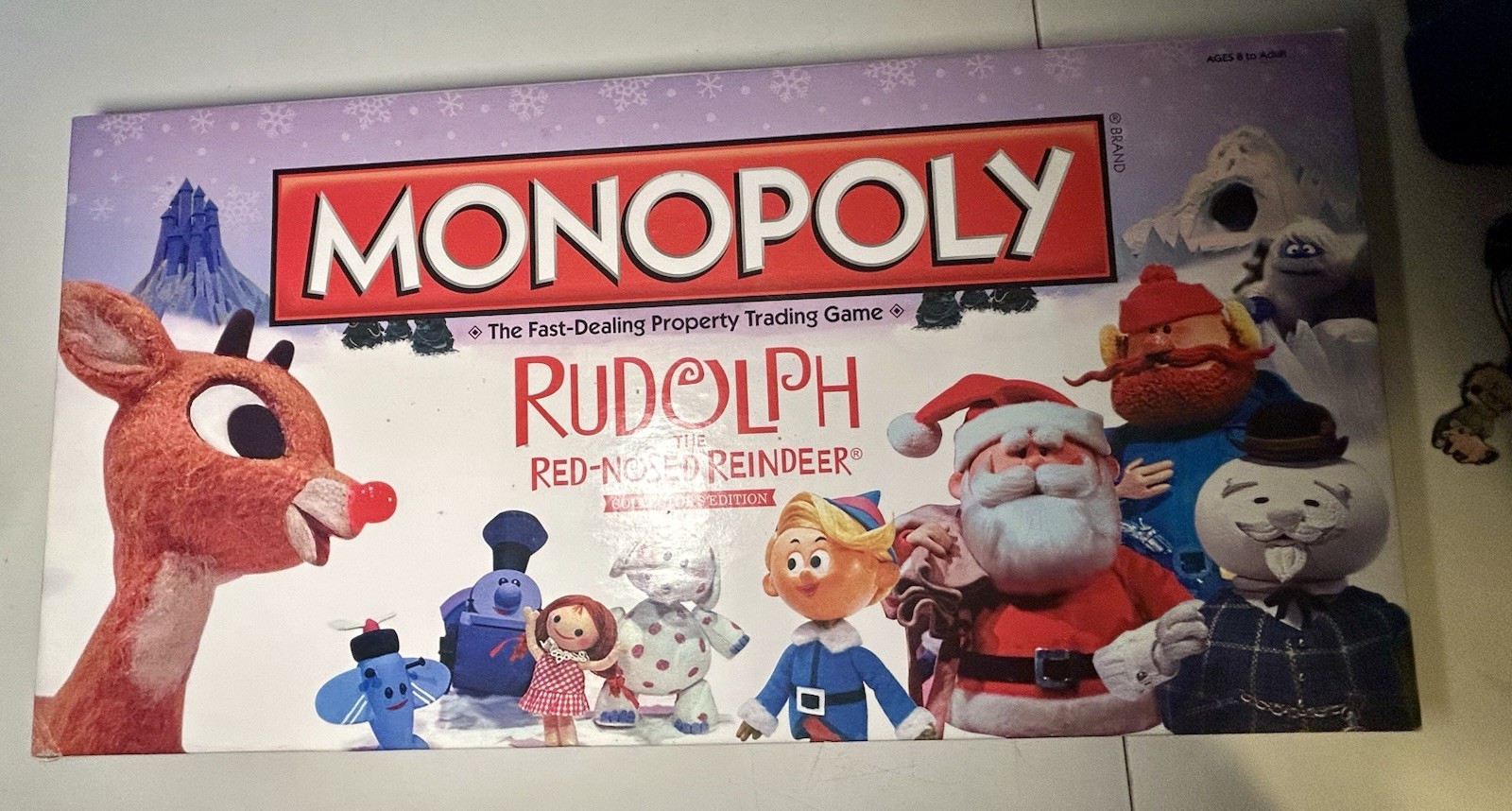 Monopoly Rudolph The Red Nosed Reindeer Collector’s Edition 2012 Board Game