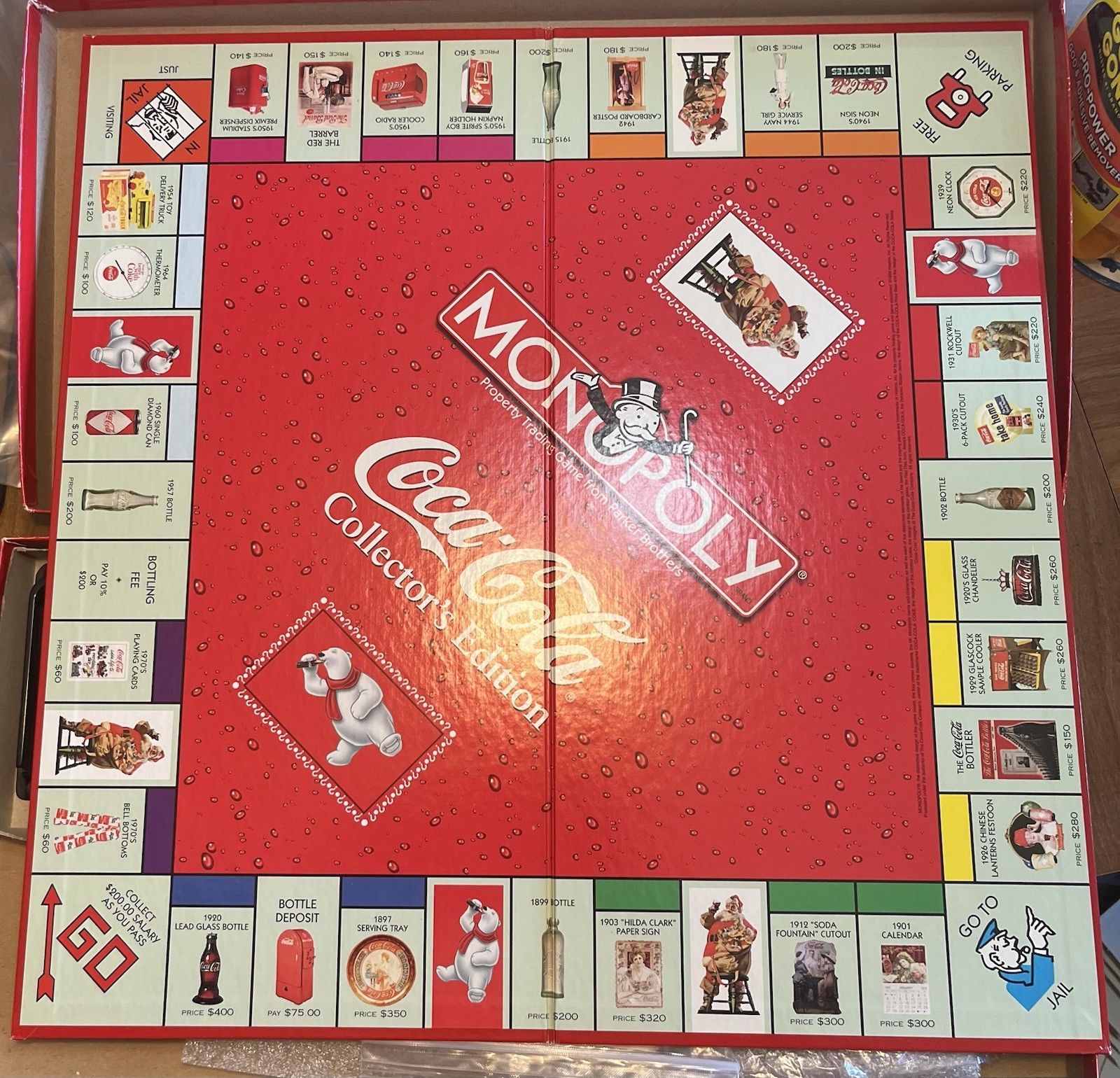 Monopoly – Coca-Cola Collector’s Edition – Board Game – 1999