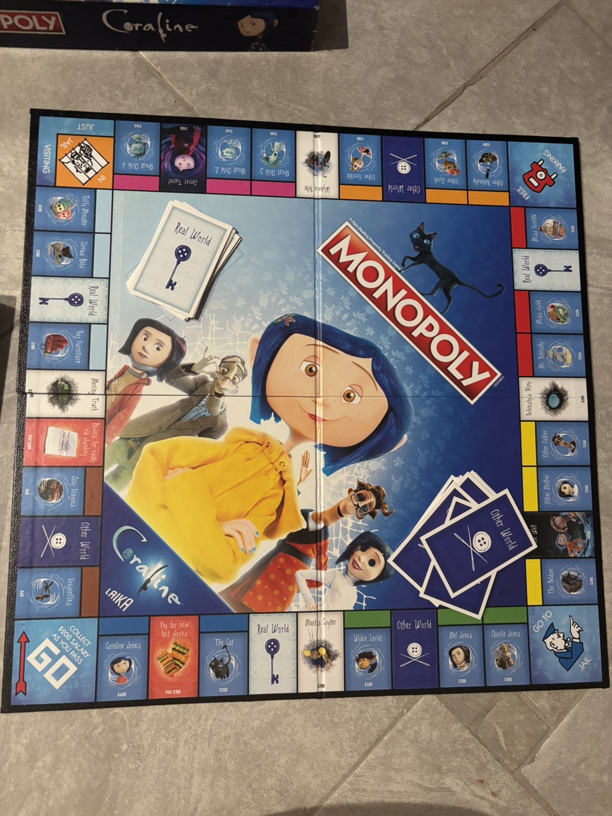 Coraline Monopoly Board Game Laika Rare Collectibles 2019 Edition Hasboro