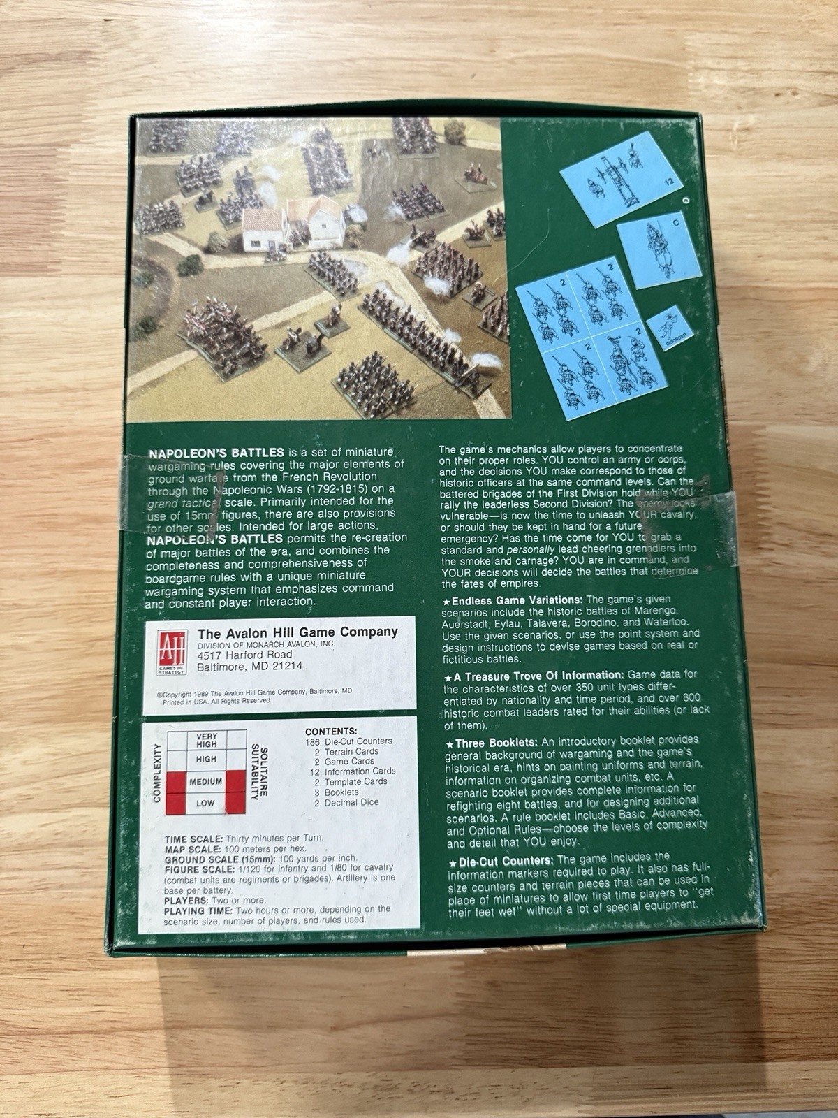 Napoleons Battles The Avalon Hill Game Company